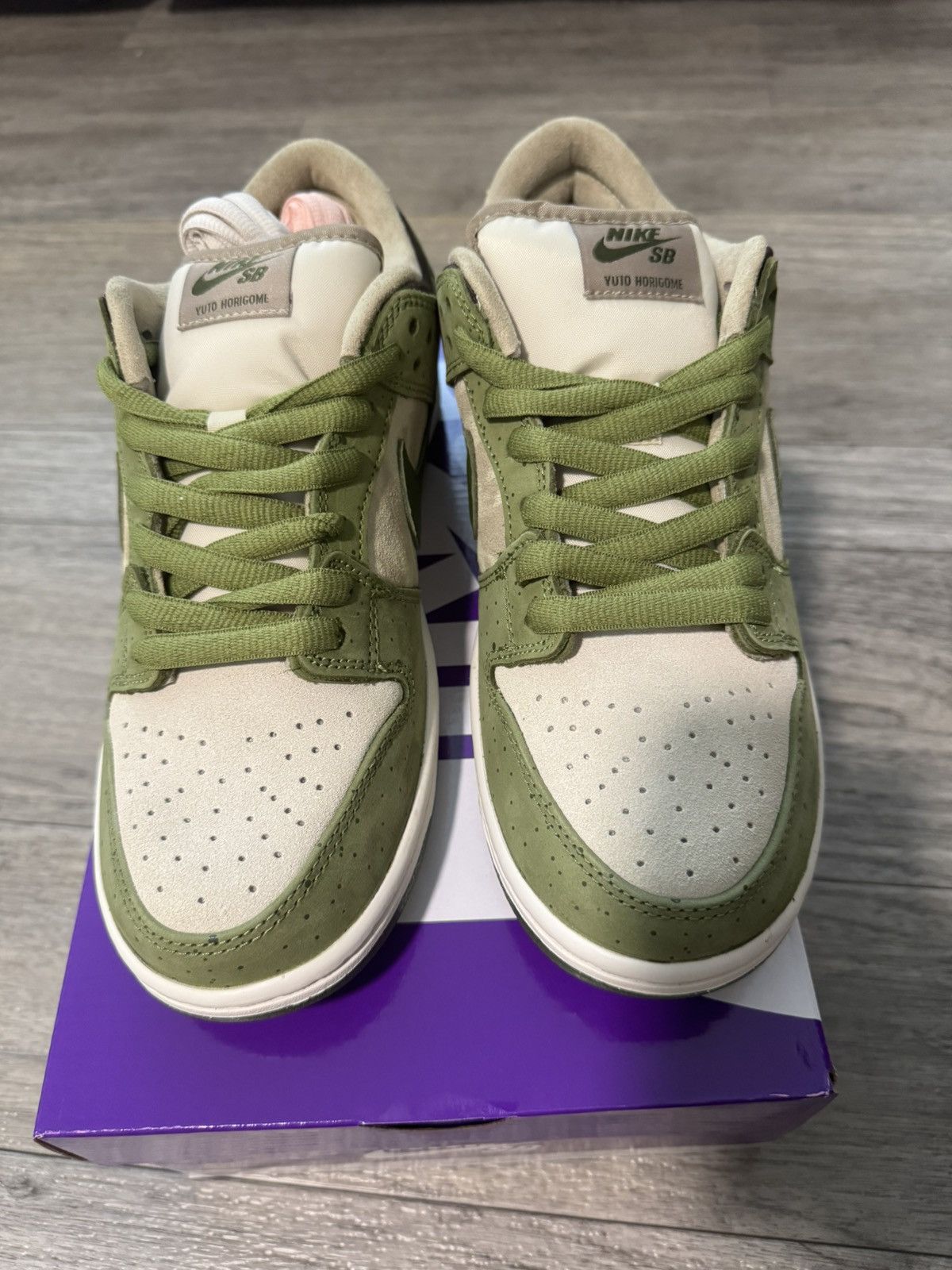 Nike Nike SB Dunk Low Yuto Horigome Matcha Size US 11.5 / EU 44-45 - 6 Thumbnail