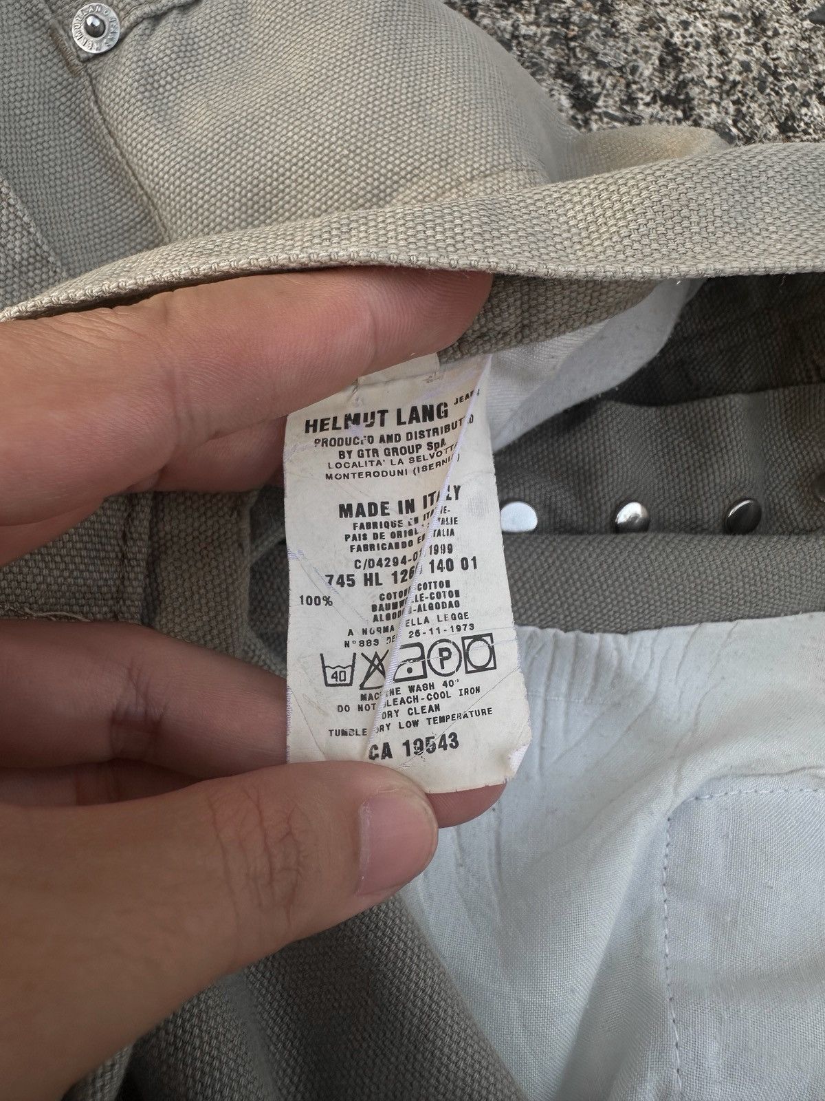 Helmut Lang Helmut Lang SS99 Sage Double Knee Work Pants Size US 32 / EU 48 - 15 Thumbnail