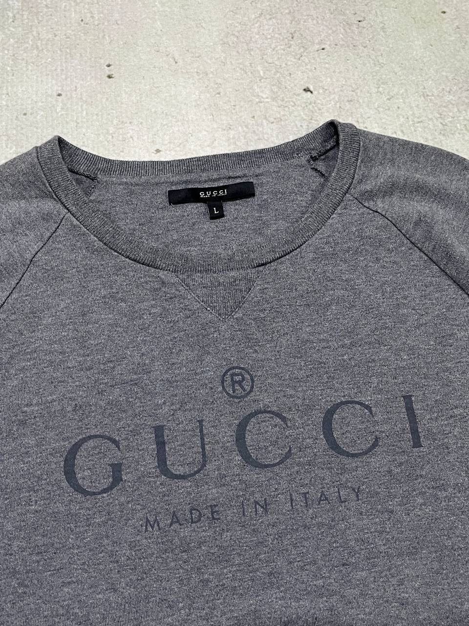 Designer × Gucci × Vintage Vintage Gucci Luxury Logo Sweatshirt Size US L / EU 52-54 / 3 - 4 Thumbnail