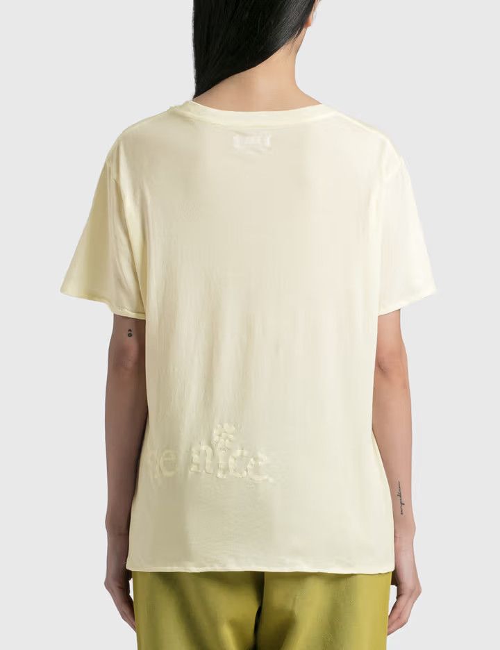 ERL o1mle0125 Unisex Venice Knit T-Shirt in Off White Size XL / US 12-14 / IT 48-50 - 3 Thumbnail