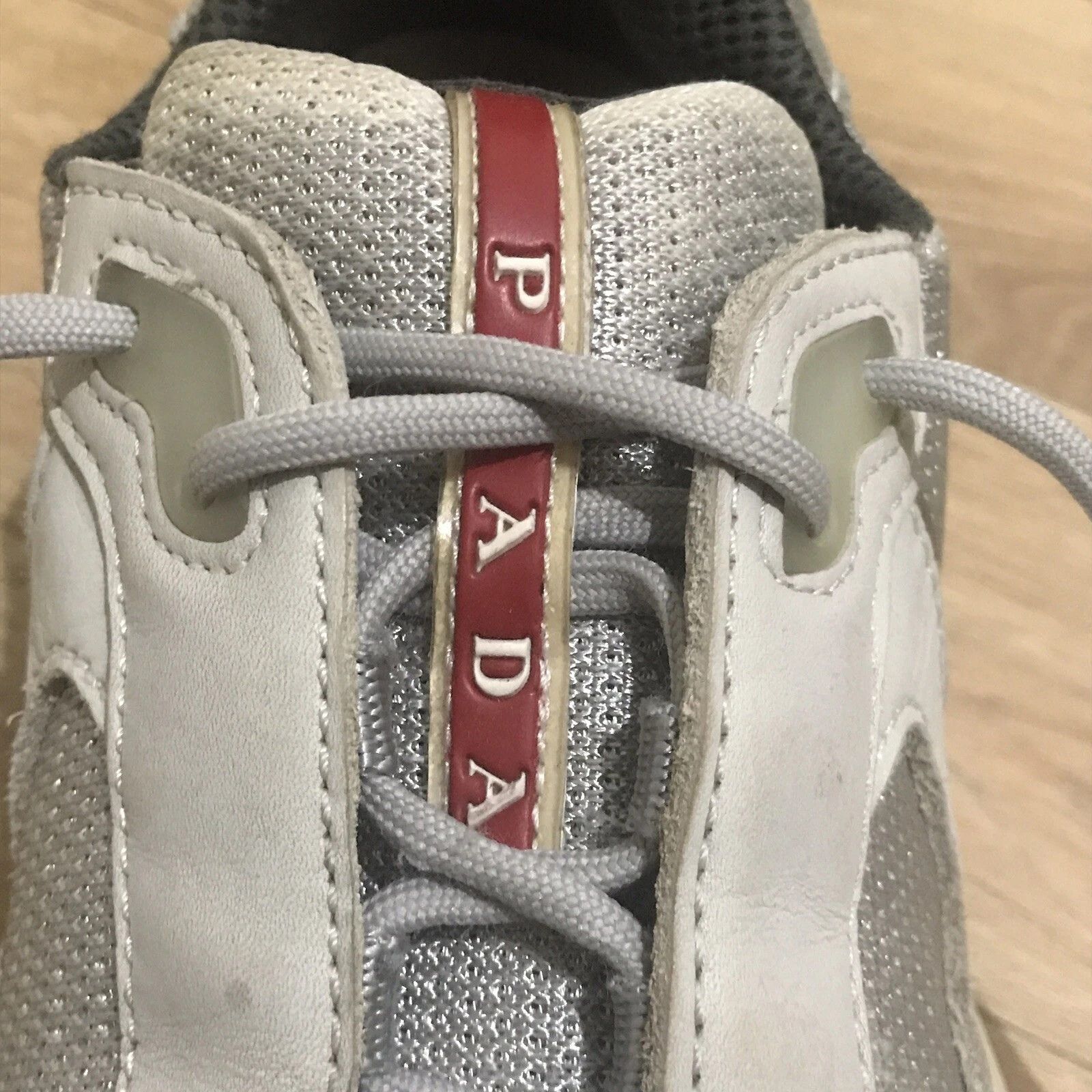 Prada Prada America's Cup Sneakers Leather Mesh Low Top Size US 10 / IT 40 - 6 Thumbnail