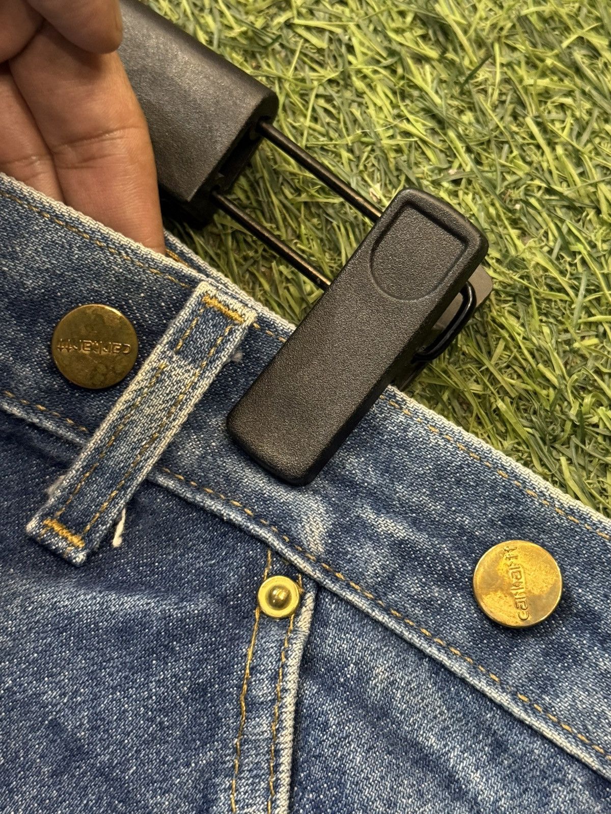 Carhartt Vintage Carhartt B07 DNM double knee carpenter denim 00s Size US 40 / EU 56 - 6 Thumbnail