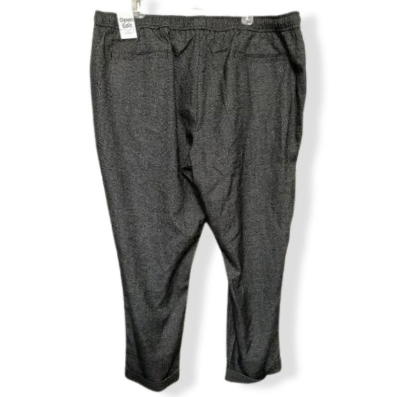 Other Open Edit Houndstooth Crop Pants Black Gray Men's 2XL NWT Size US 42 / EU 58 - 5 Thumbnail