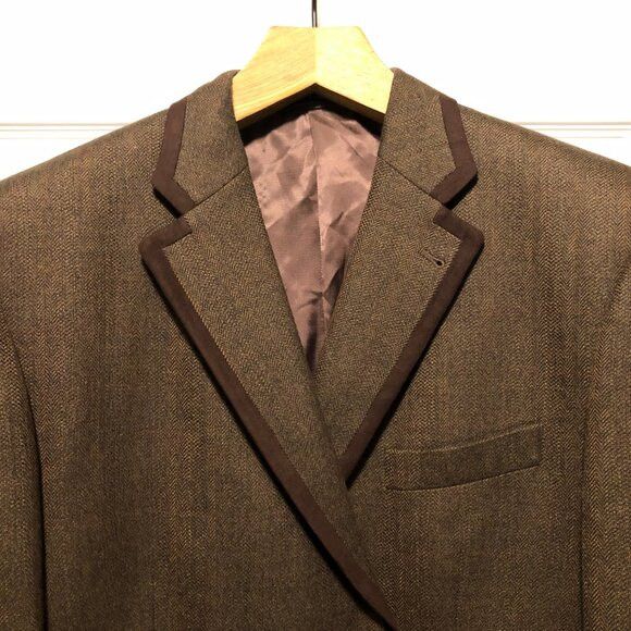 Murano MURANO MEN'S 100%LAMBSWOOL SPORT COAT BLAZER JACKET SIZE: XL Size 44R - 4 Thumbnail