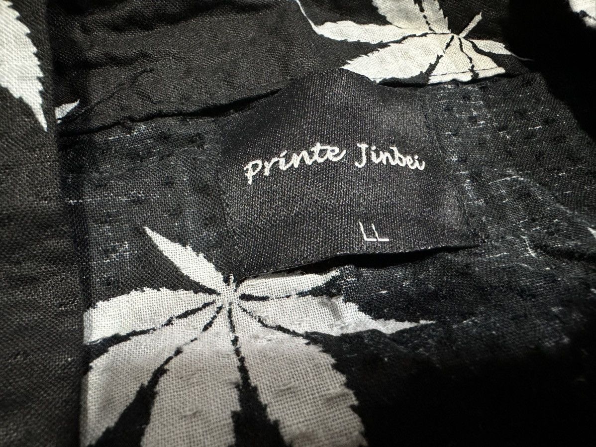 Hysteric Glamour × Japanese Brand × Vintage 🔥Sick Y2K Japanese Tradition Marijuana Peace Yukata Kimono Size US XL / EU 56 / 4 - 11 Thumbnail