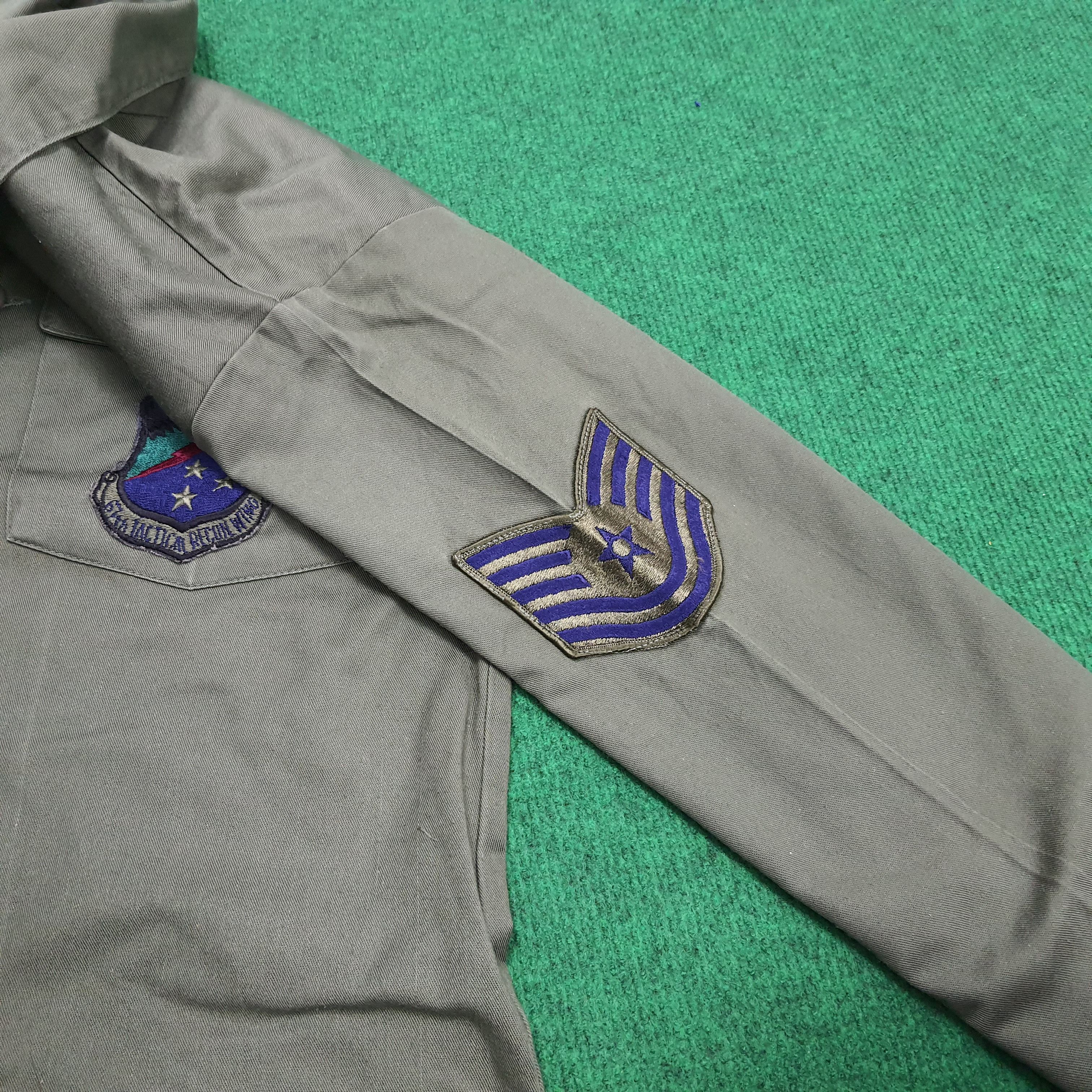 Vintage Vintage US Air Force Work Shirt Long Sleeve Size US M / EU 48-50 / 2 - 6 Thumbnail