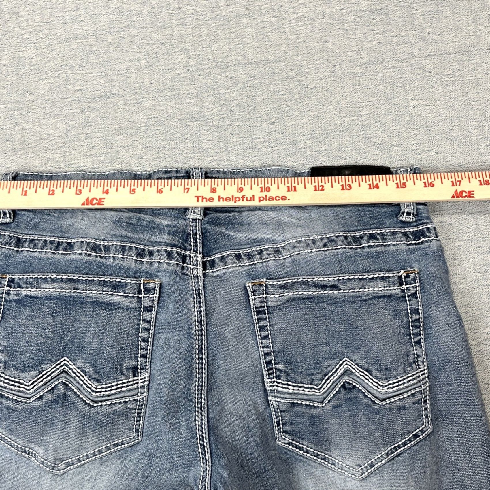 Denime True Luck Jeans Men's 34x30 Jeans Denim Denim Blue 5-Pocket Western Cowboy Straight Regular 34x30 Mens Pants Jeans Size US 34 / EU 50 - 5 Thumbnail