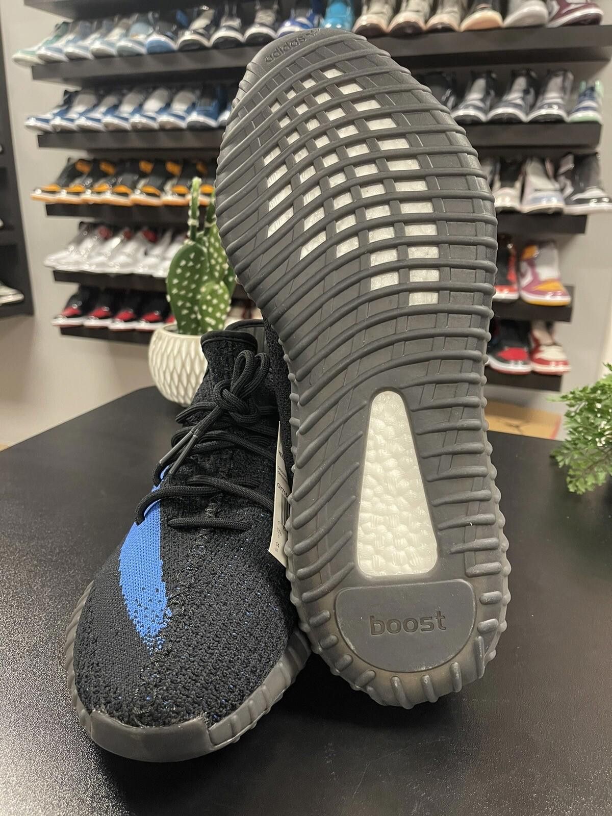 Adidas Size 14 - adidas Yeezy Boost 350 V2 Dazzling Blue Black Size US 14 / EU 47 - 7 Thumbnail