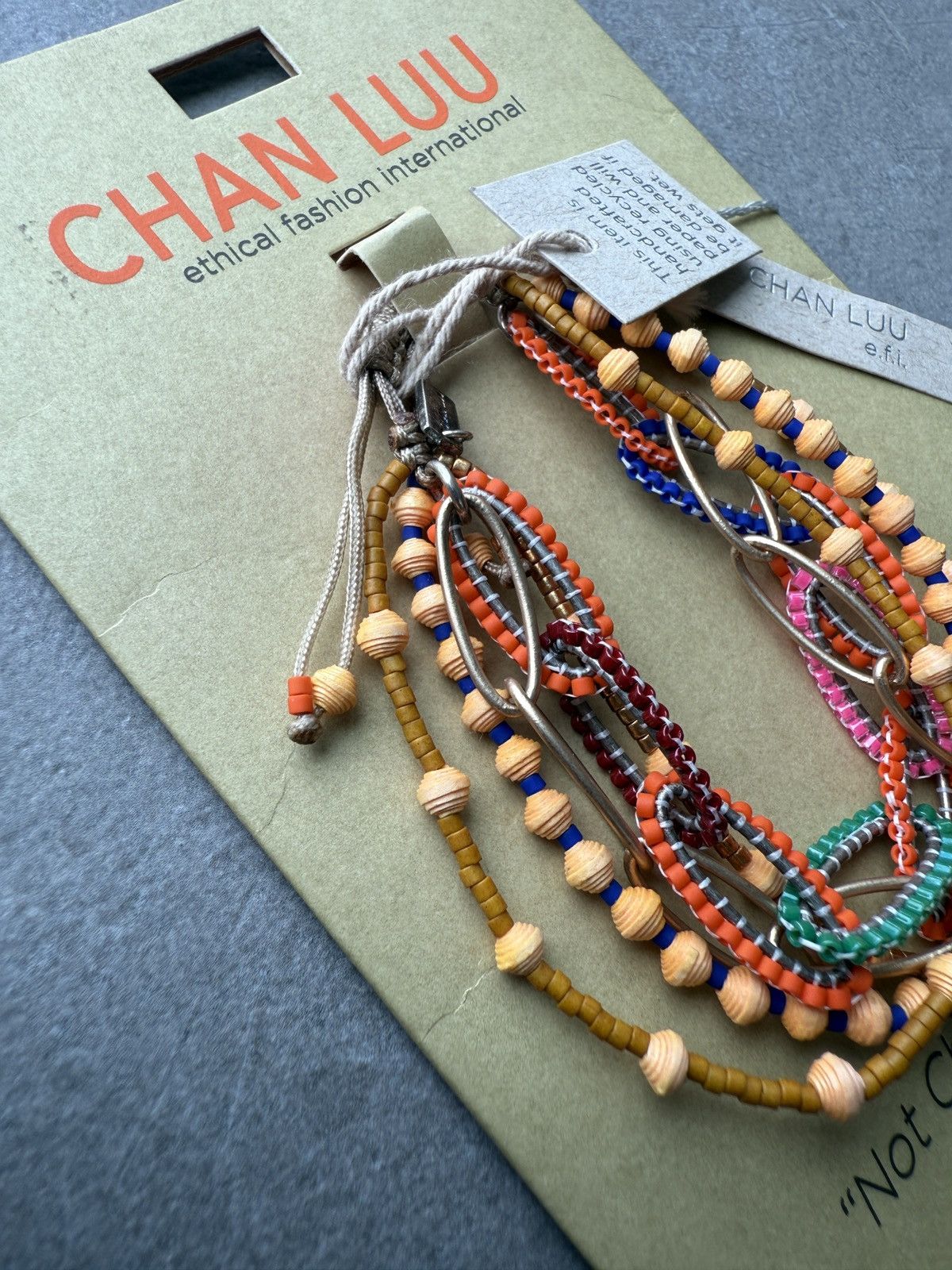 Japanese Brand CHAN LUU Hand Made Hippies Surfing Unisex Beads Bracelet Size ONE SIZE - 6 Thumbnail