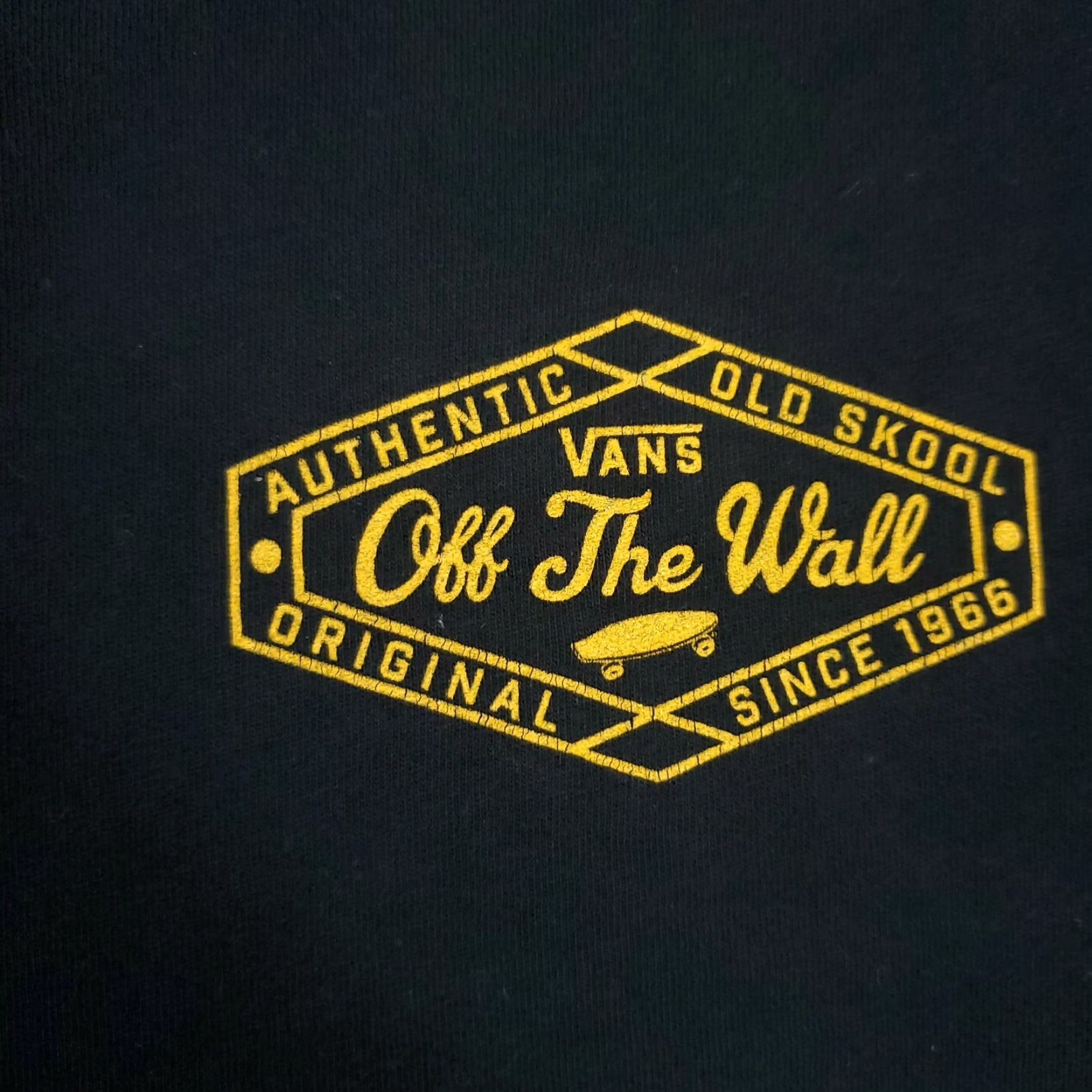 Vans VINTAGE Vans Off The Wall T-Shirt Adult Small Black Logo Short Sleeve Mens Size US S / EU 44-46 / 1 - 3 Thumbnail
