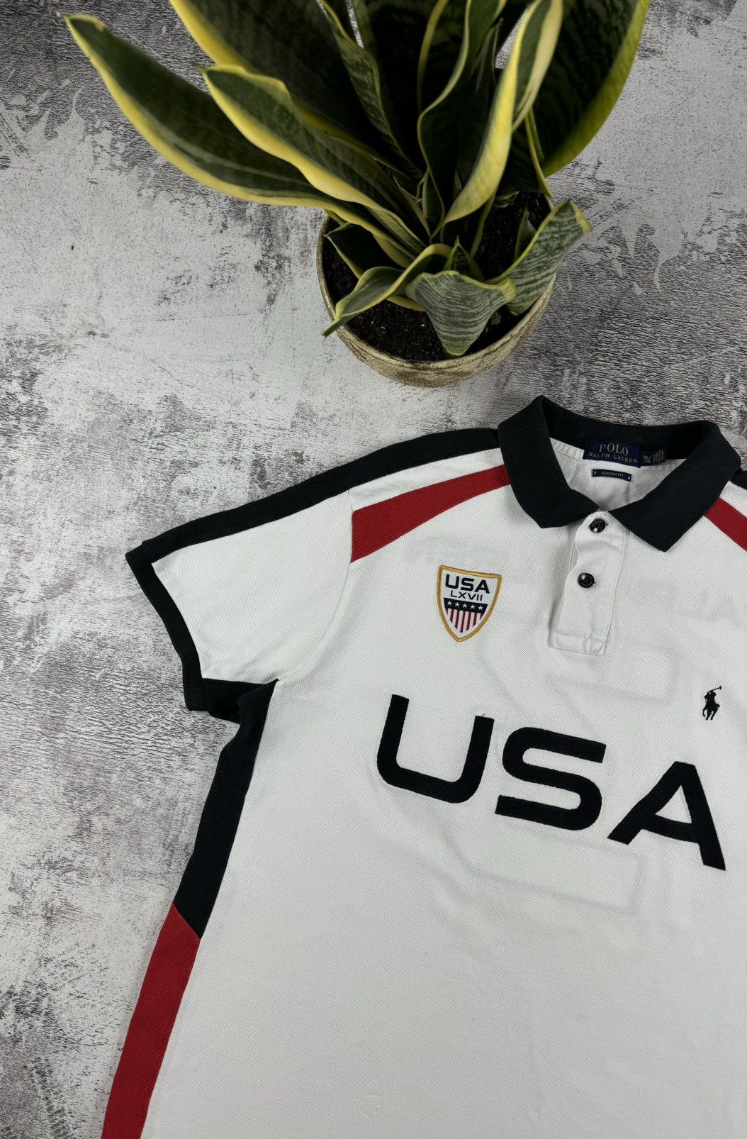 Polo Ralph Lauren Polo Ralph Lauren USA Hip Hop Rap Big Pony Y2K T Shirt Tee Size US XL / EU 56 / 4 - 5 Thumbnail