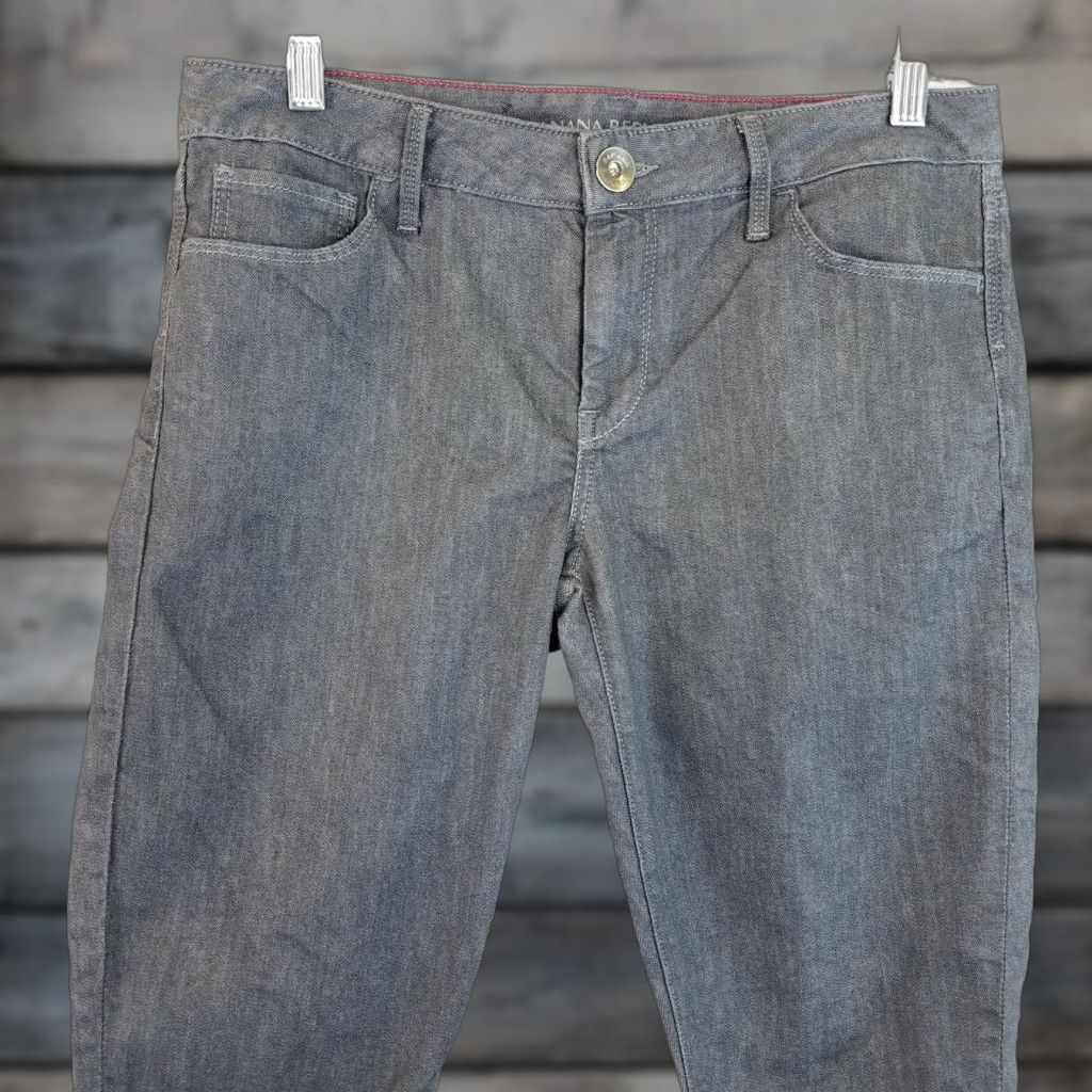 Banana Republic VINTAGE Banana Republic Womens Jeans Skinny Gray 27 Adult Womens 27 Jeans Gray Skinny Size 27" / US 4 / IT 40 - 1 Thumbnail