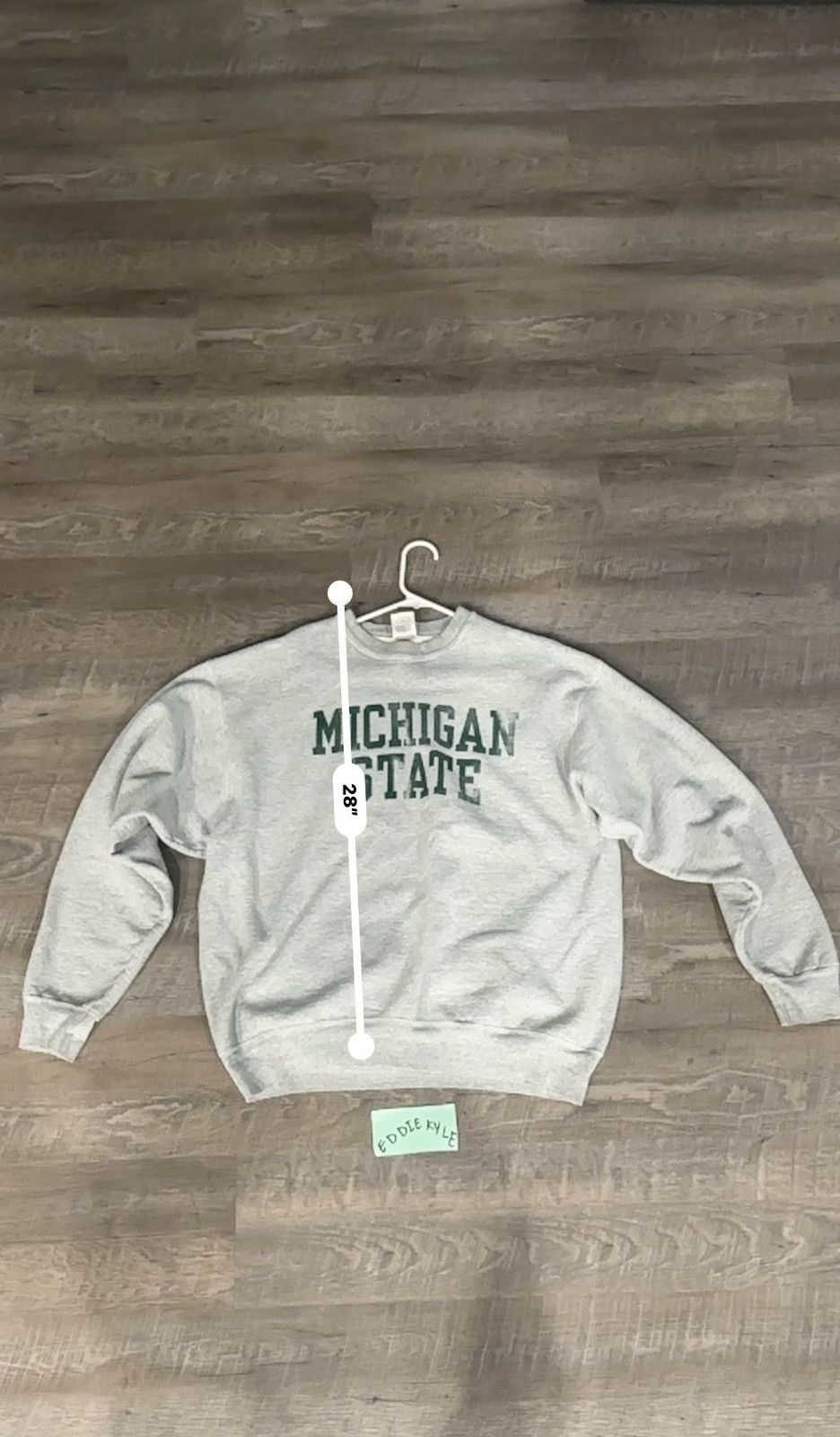 Vintage MICHIGAN STATE SWEATSHIRT Size US XL / EU 56 / 4 - 2 Thumbnail