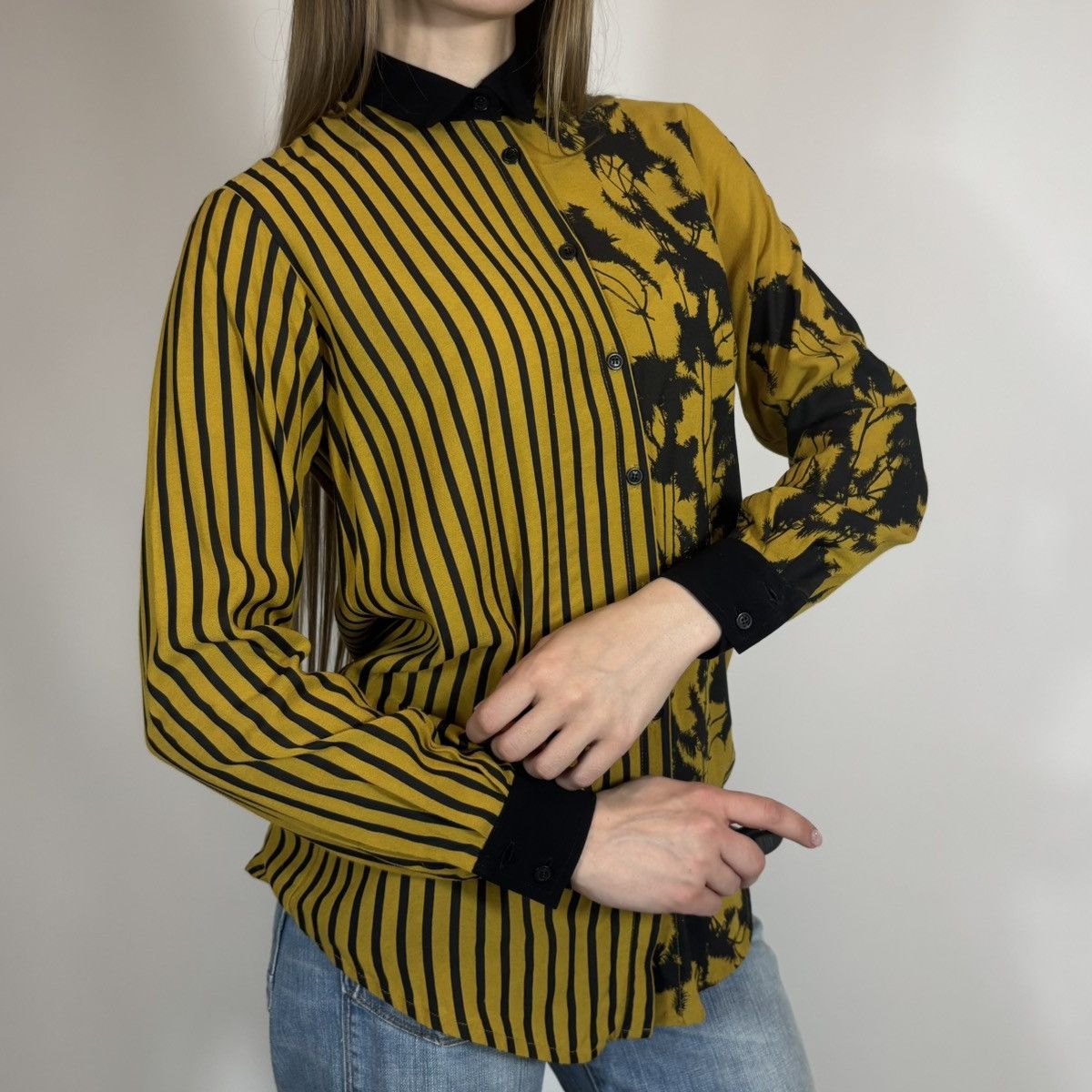 Japanese Brand Vintage Y2K Isabel De Pedro Luxury Abstract Japanese Shirt Size S / US 4 / IT 40 - 3 Thumbnail