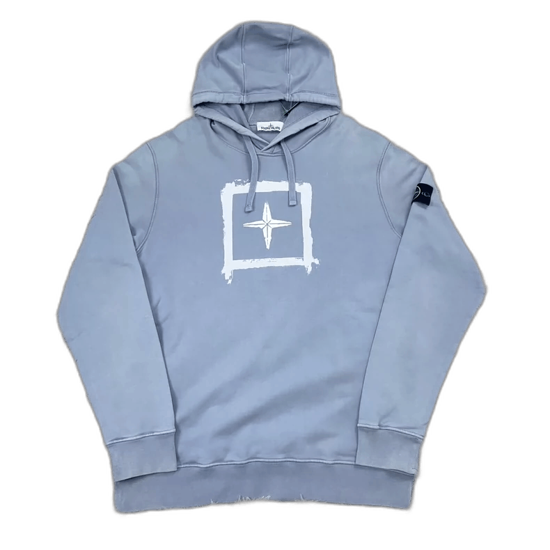 Stone Island Stone Island Blue Hoodie with Drawstrings -2506 Size US XXL / EU 58 / 5 - 1 Thumbnail