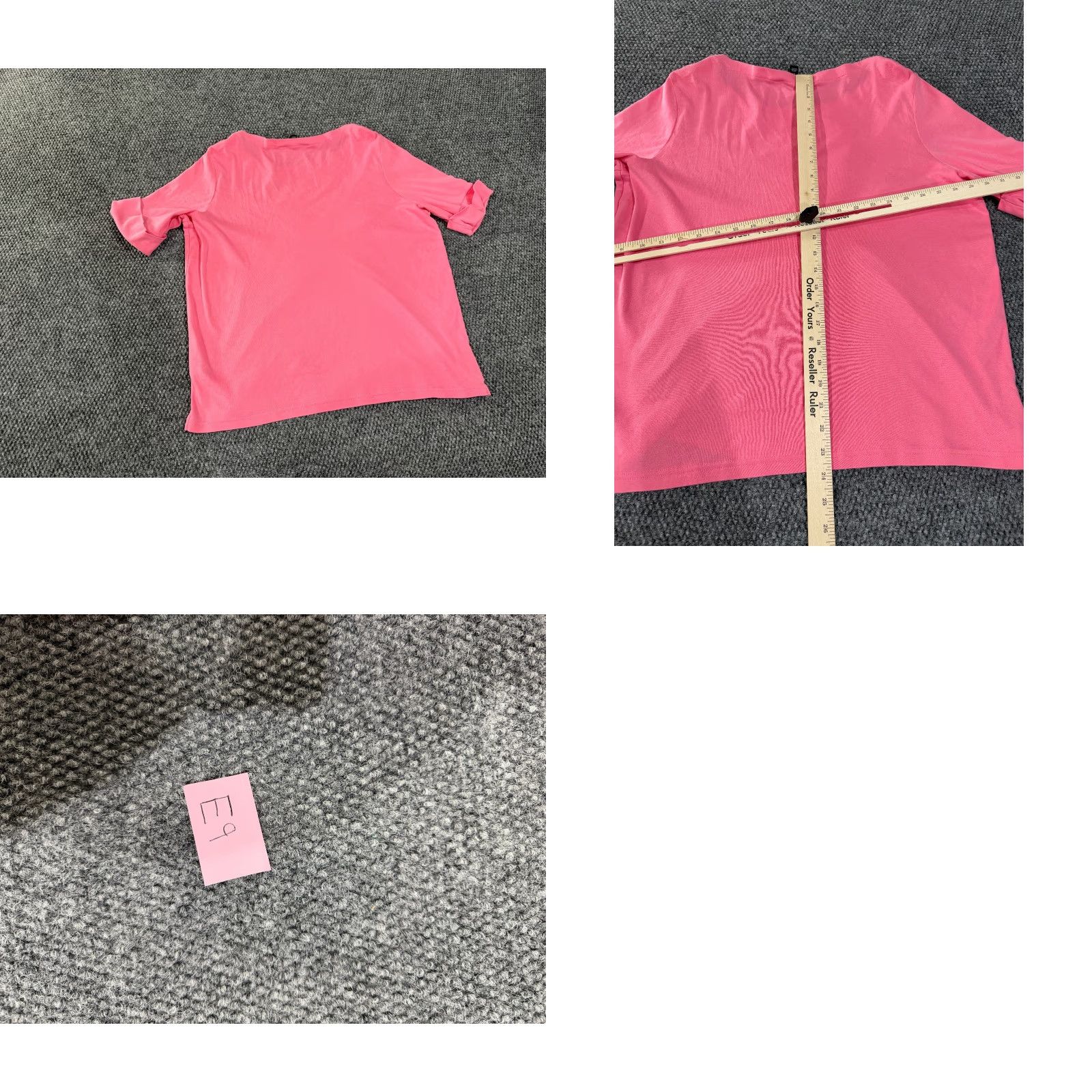Ralph Lauren Lauren Ralph Lauren shirt womens 2X pink short sleeve cotton casual Size XXL / US 16-18 / IT 52-54 - 8 Thumbnail