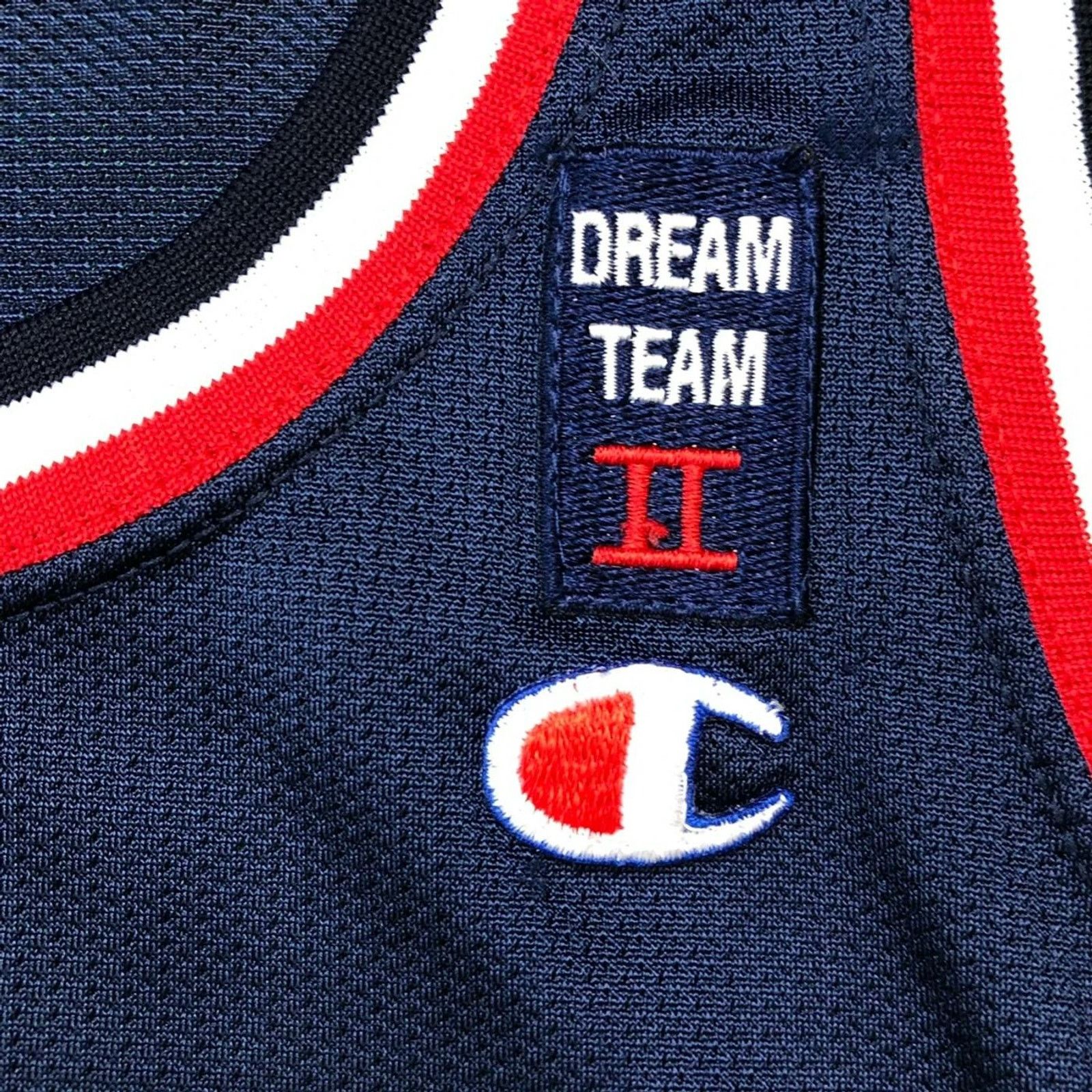 Champion × NBA × Vintage VTG 90s Champion Shaquille O’Neal Team USA Jersey Small NBA Size US S / EU 44-46 / 1 - 5 Thumbnail