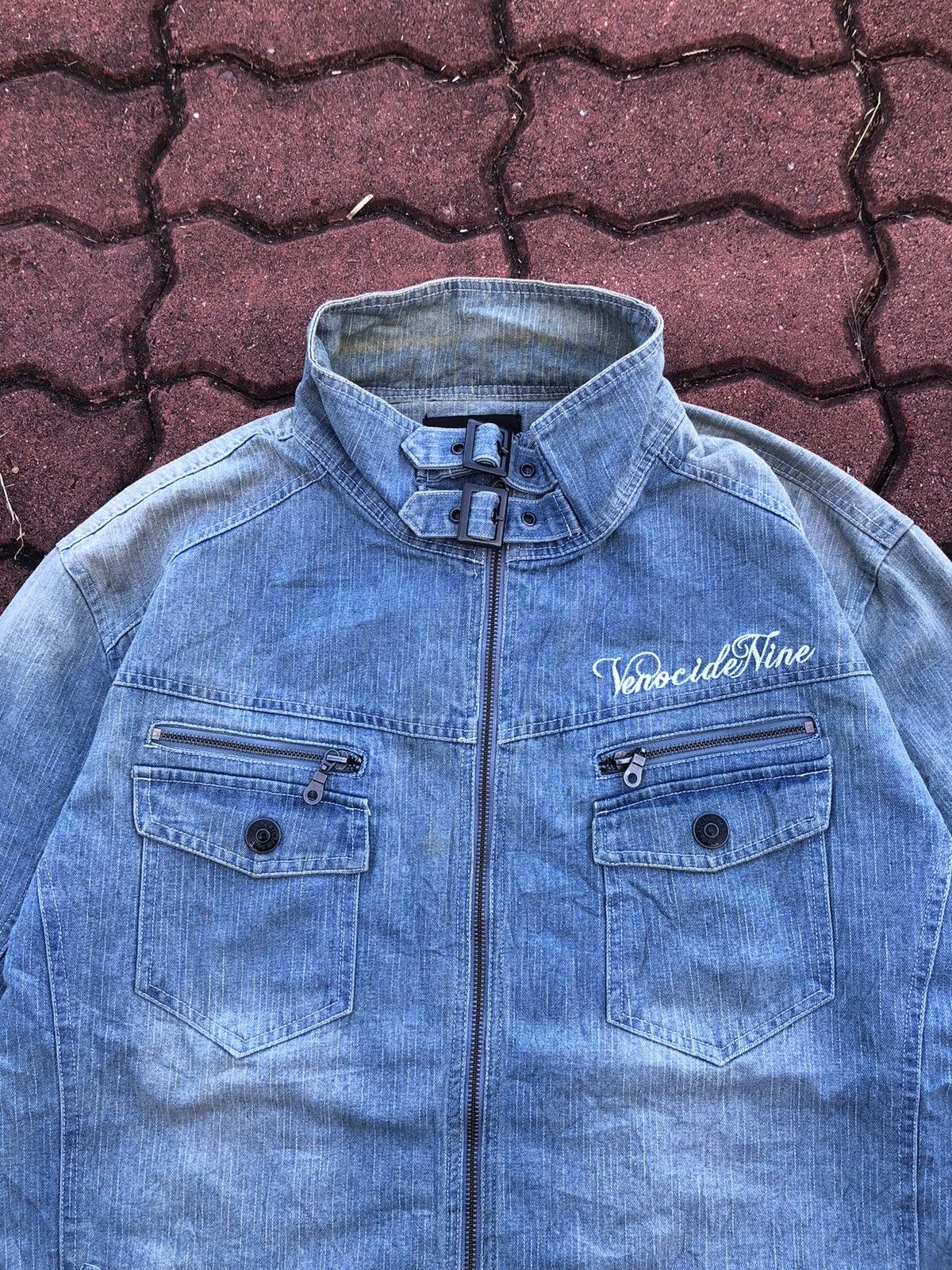 Japanese Brand × Le Grande Bleu (L.G.B.) × Vintage Vintage Mud Wash In The Attic Homme Bondage Denim Jacket Size US XL / EU 56 / 4 - 8 Thumbnail