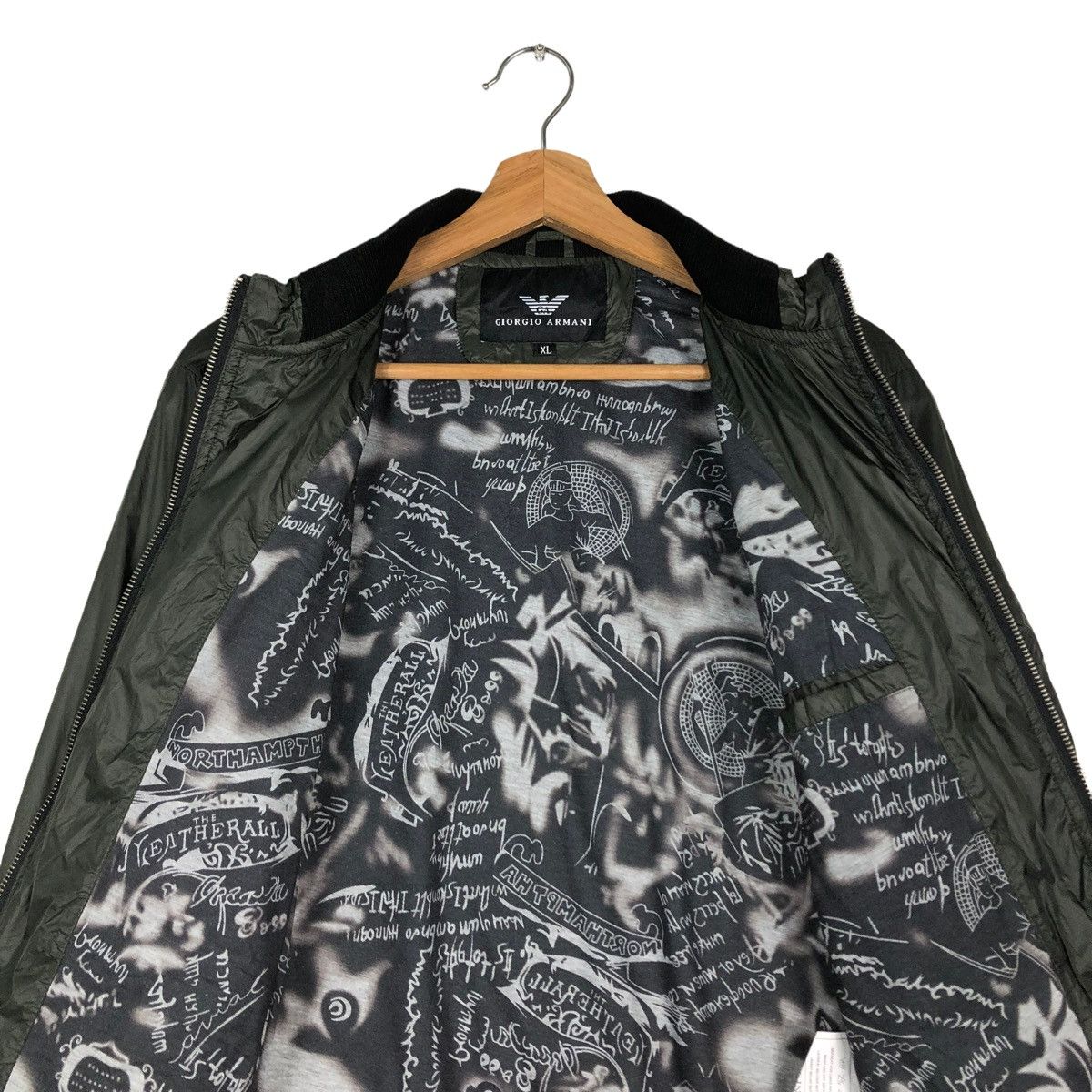 Japanese Brand 🔥VTG FLY RIOT RIOT BOMBER JACKET GIORGIO ARMANI MILITARY Size US XL / EU 56 / 4 - 14 Thumbnail