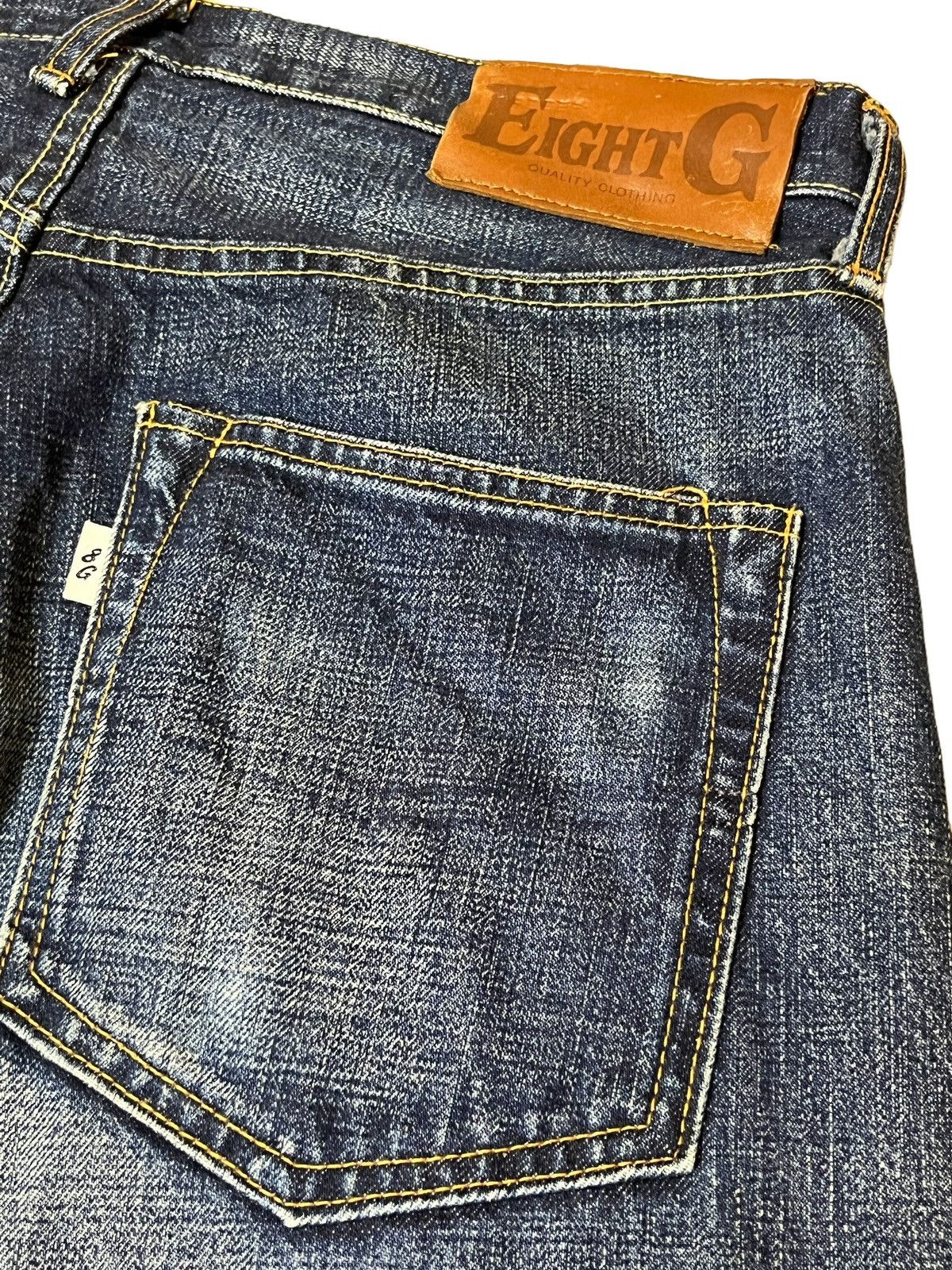 EIGHT-G JAPANESE DENIM EIGHT-G “8G” SANFORIZED SELVEDGE JEANS Size US 33 - 8 Thumbnail