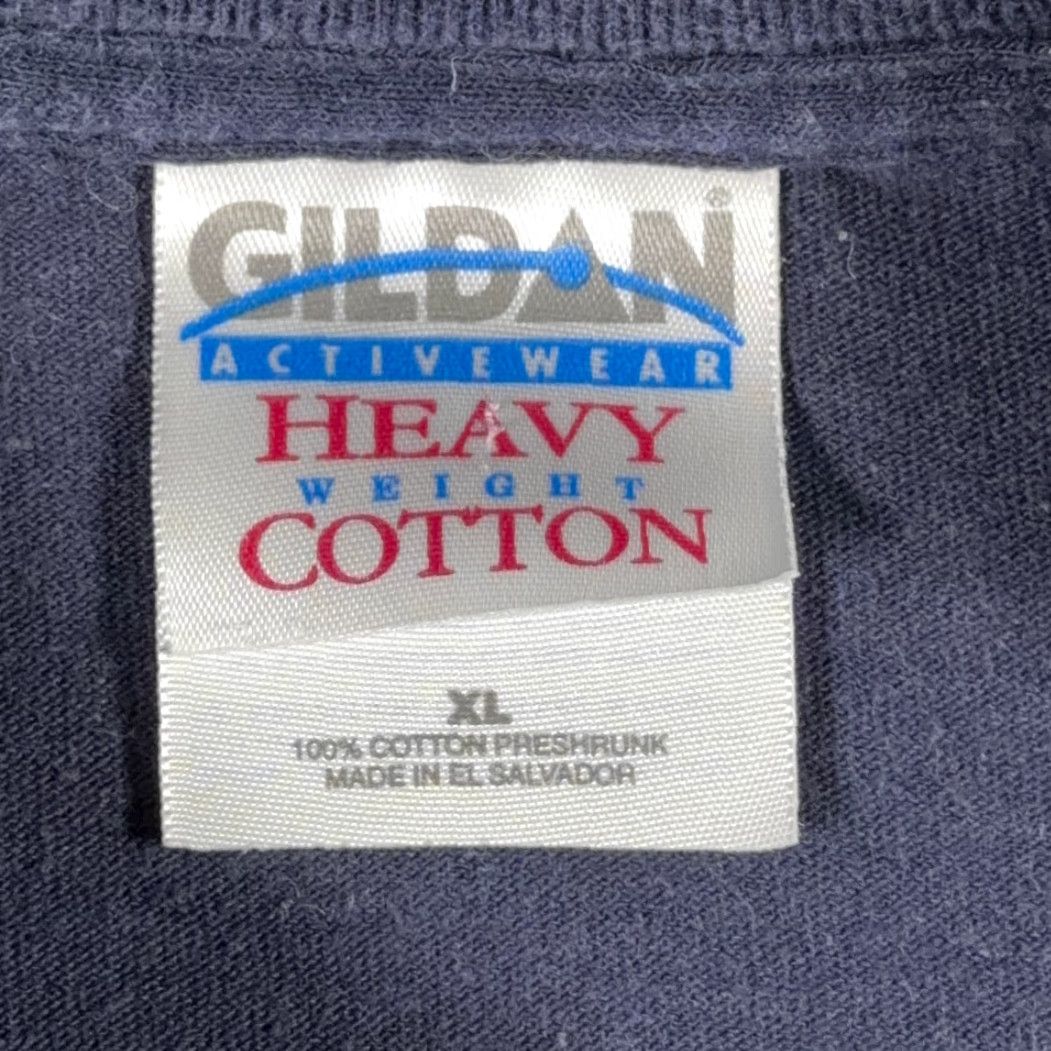 Gildan VINTAGE Duct Tape Shirt Adult EXTRA LARGE Blue Fix Anything Handyman Funny Y2K 90s Retro Classic Quotes Dad Gildan T-Shirt Mens XL Blue Size US XL / EU 56 / 4 - 3 Thumbnail