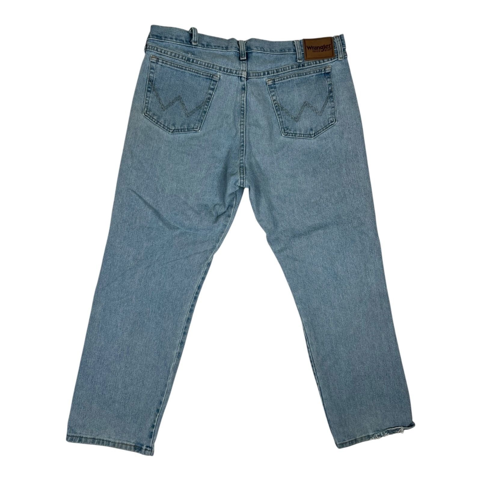 Wrangler Wrangler Men's Jeans Size 38x30 Straight Fit Blue Cotton Size US 38 / EU 54 - 1 Thumbnail