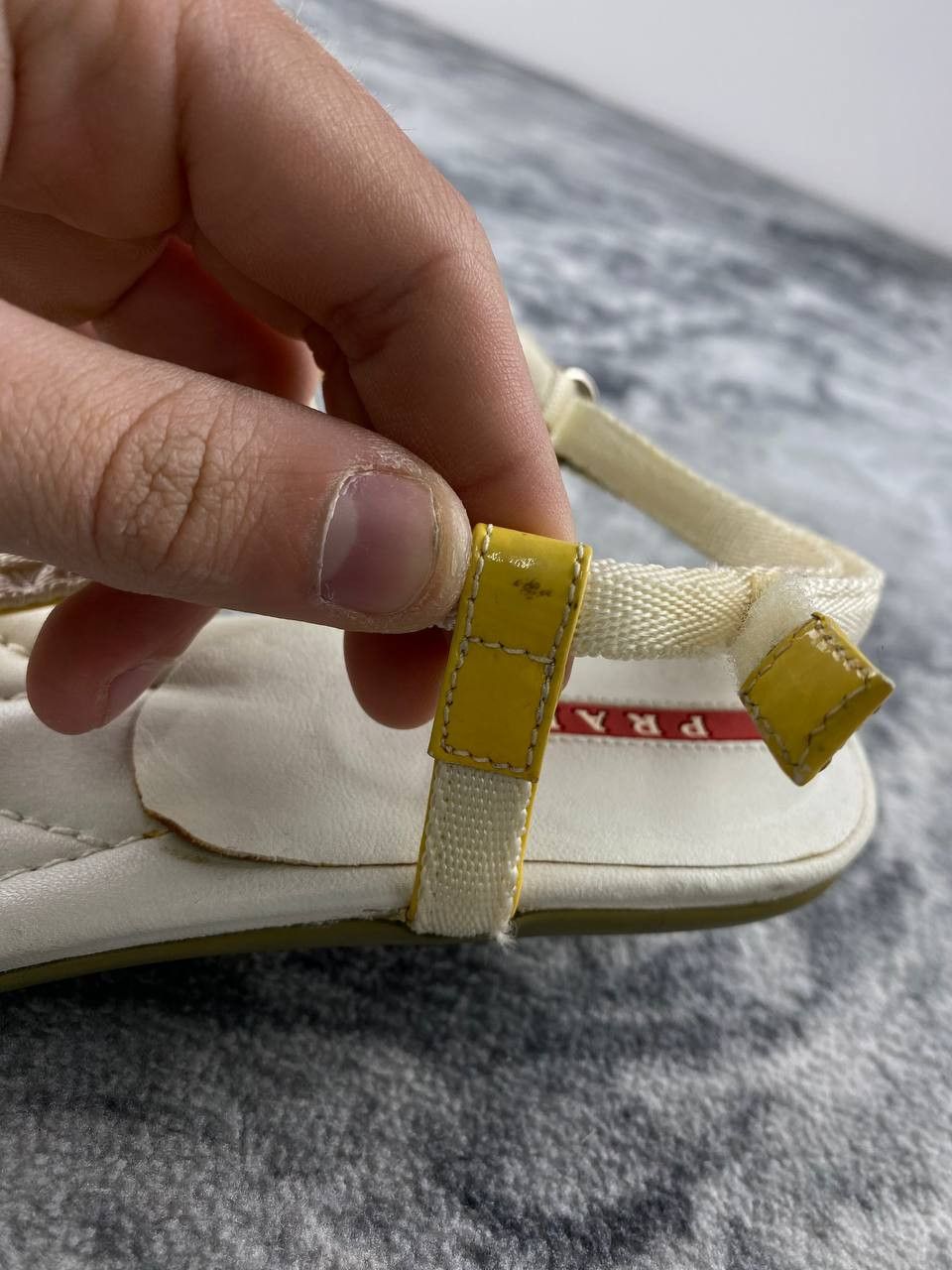 Prada Prada Leather Sandals With Heels Women Size 35 White Size US 5 / IT 35 - 13 Thumbnail