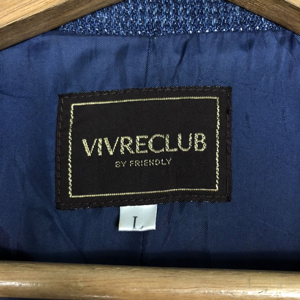Indigo 🔥VINTAGE DENIM WORKER JACKET INDIGO VIVRECLUB ISSEY MIYAKE Size US L / EU 52-54 / 3 - 19 Thumbnail