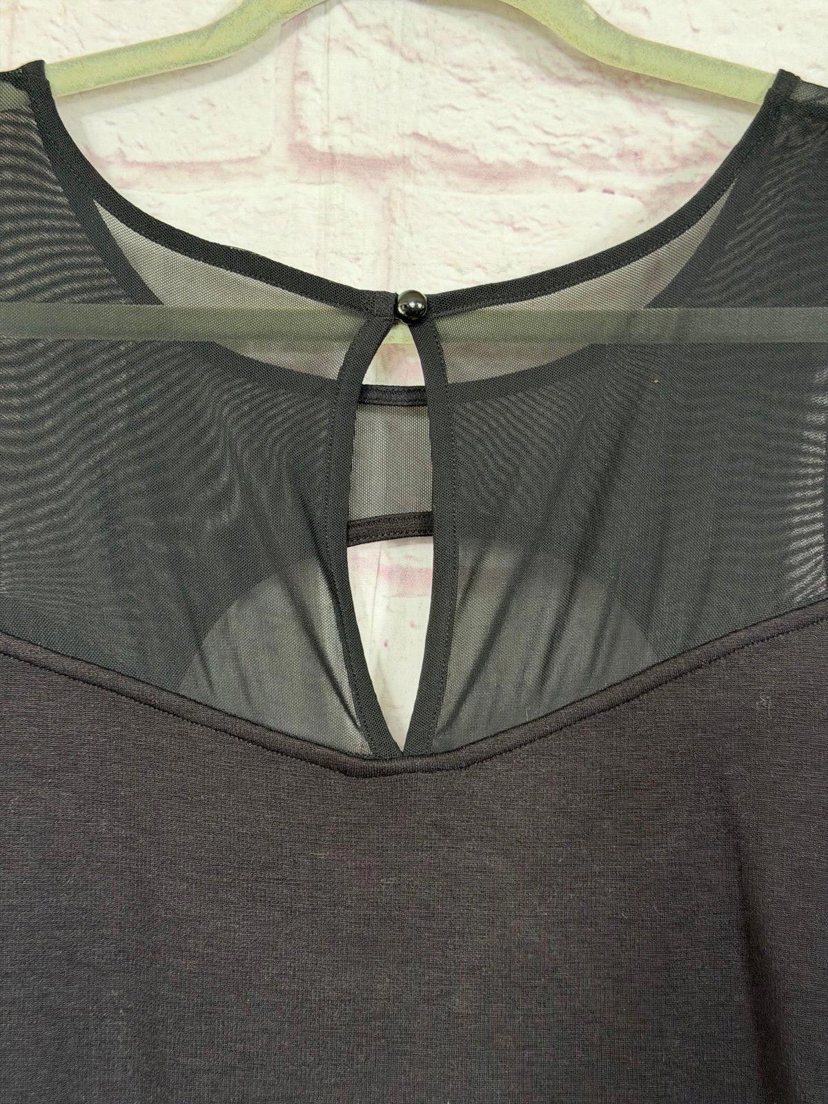 Other Torrid Black Mesh Yoke Peplum Top Size 1 NWT Size XL / US 12-14 / IT 48-50 - 7 Thumbnail