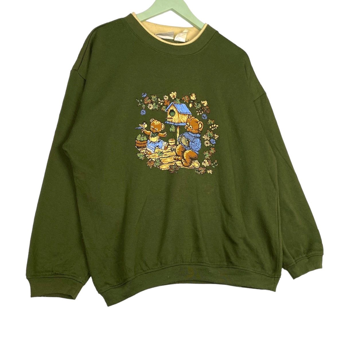 Basic Editions × Vintage Vintage Basic Edition Bear Crewneck Sweatshirt Size XL / US 12-14 / IT 48-50 - 3 Thumbnail