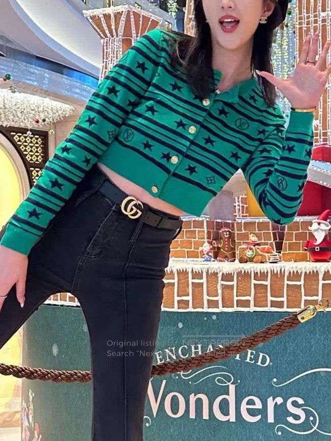 Other Green Star Knit Cardigan XS. Size XS / US 0-2 / IT 36-38 - 6 Thumbnail