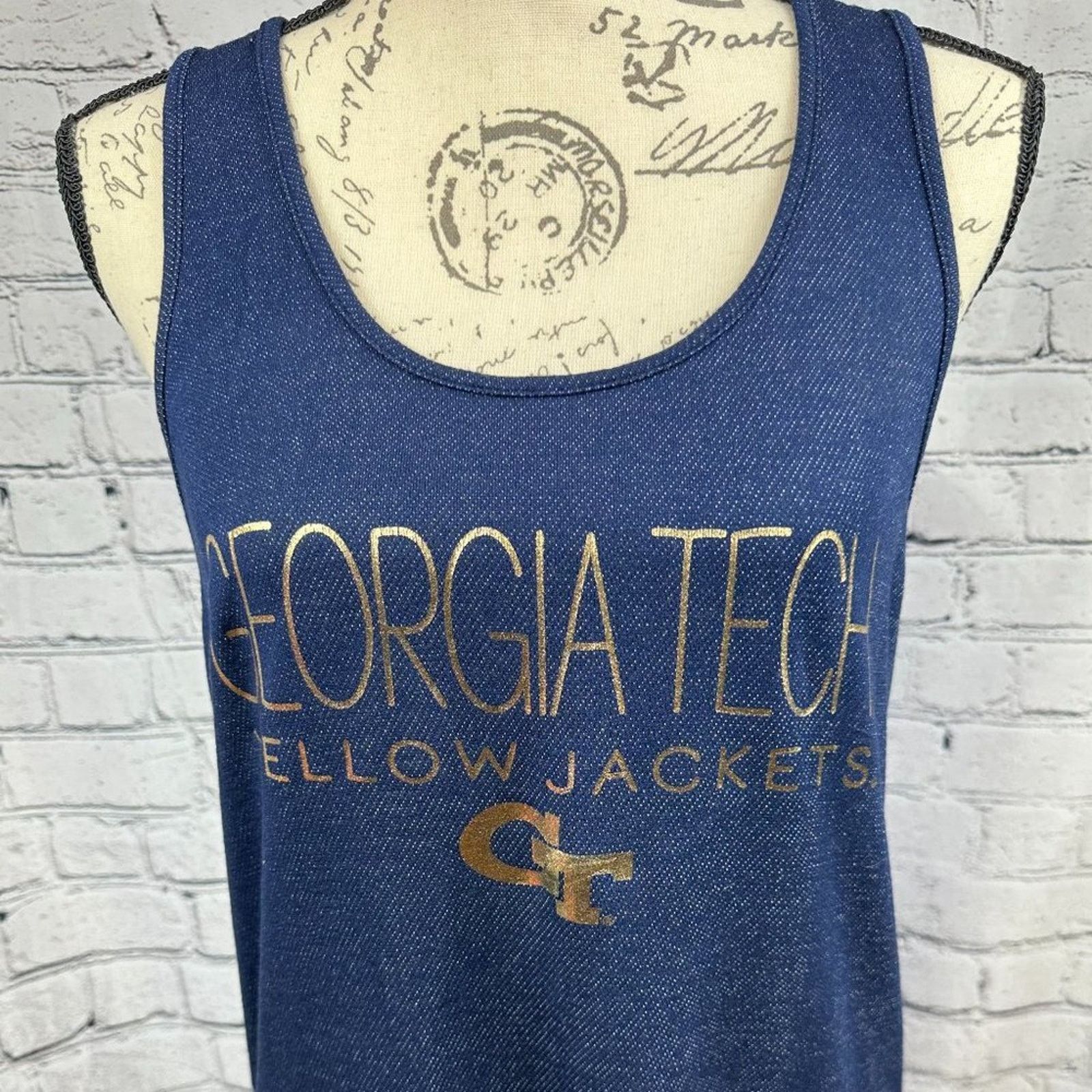 Other Georgia Tech Yellow Jackets Racerback Womens Tank - XL Size XL / US 12-14 / IT 48-50 - 3 Thumbnail