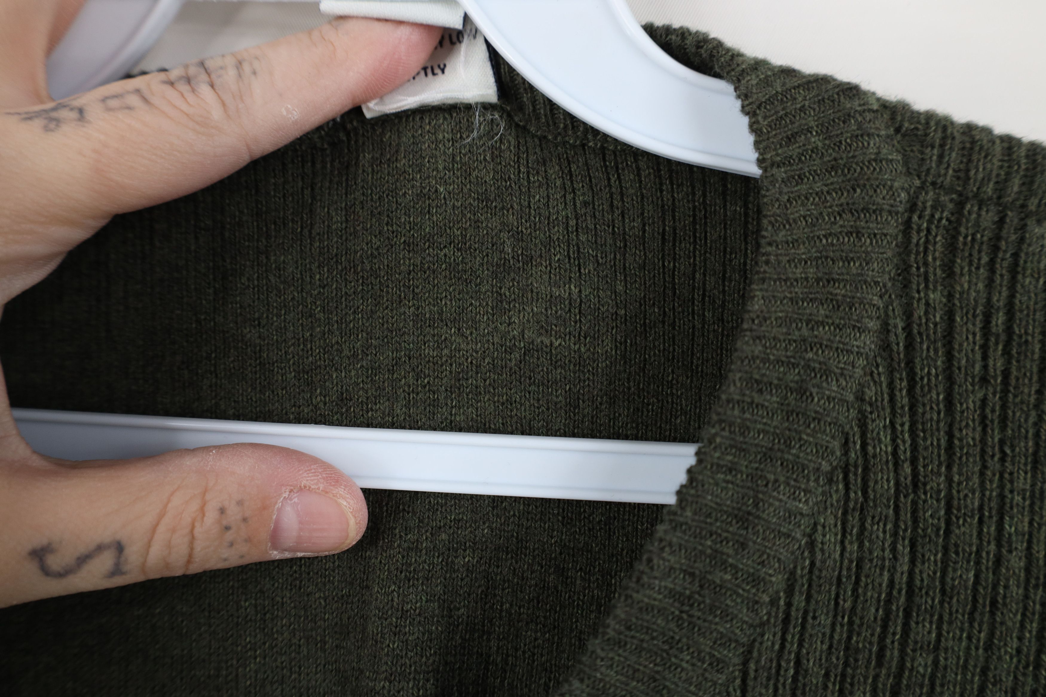 Vintage Vintage 90s Streetwear Ribbed Knit Sweater Vest Green Japan Size US M / EU 48-50 / 2 - 5 Thumbnail