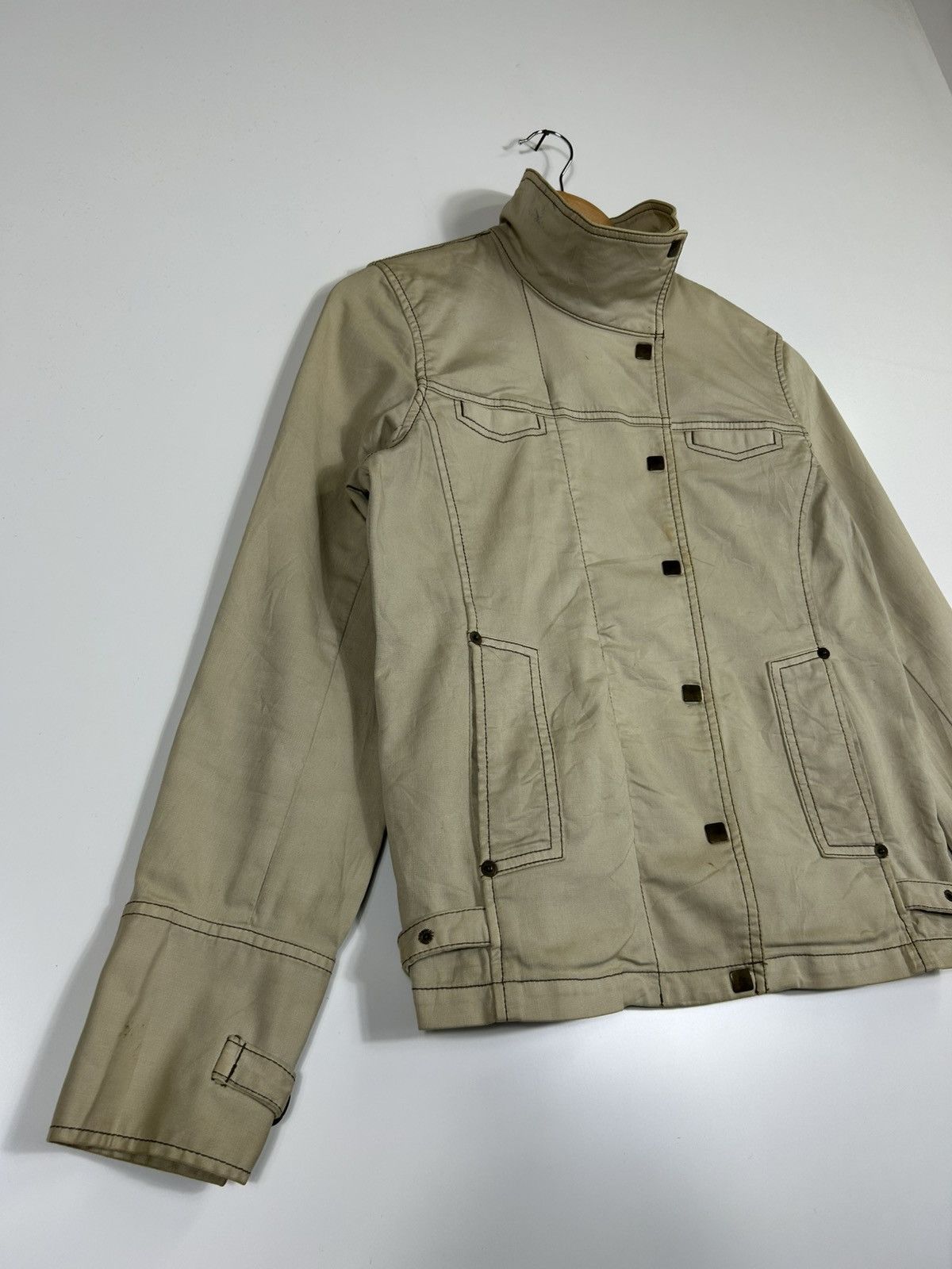 Japanese Brand × Vintage 🔥Swirl Bondage Zipper Jacket Size XS / US 0-2 / IT 36-38 - 2 Thumbnail