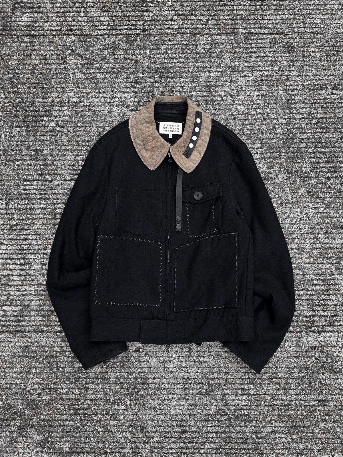 Maison Margiela Maison Margiela Surgery Stitch Military Black Jacket Size US M / EU 48-50 / 2 - 1 Thumbnail