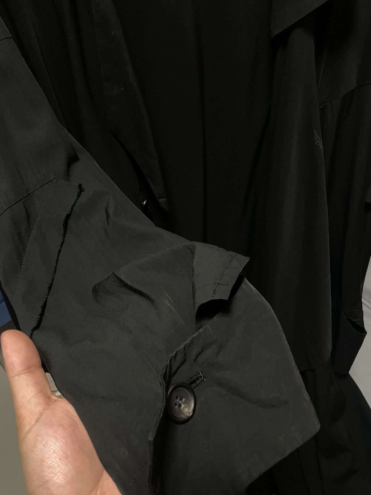 Yohji Yamamoto Yohji yamamoto fw18 asymmetrical long shirt Size US L / EU 52-54 / 3 - 11 Thumbnail