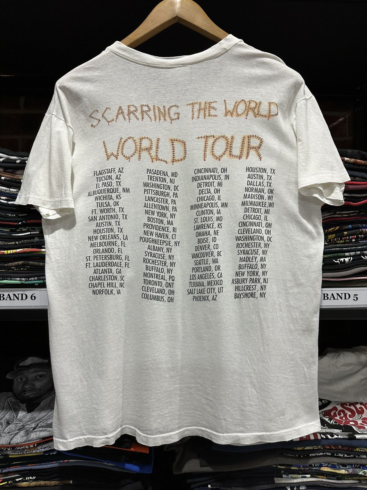 Band Tees Thrashed Vintage 90s Flotsam And Jetsam World Tour Tee Size US L / EU 52-54 / 3 - 2 Thumbnail