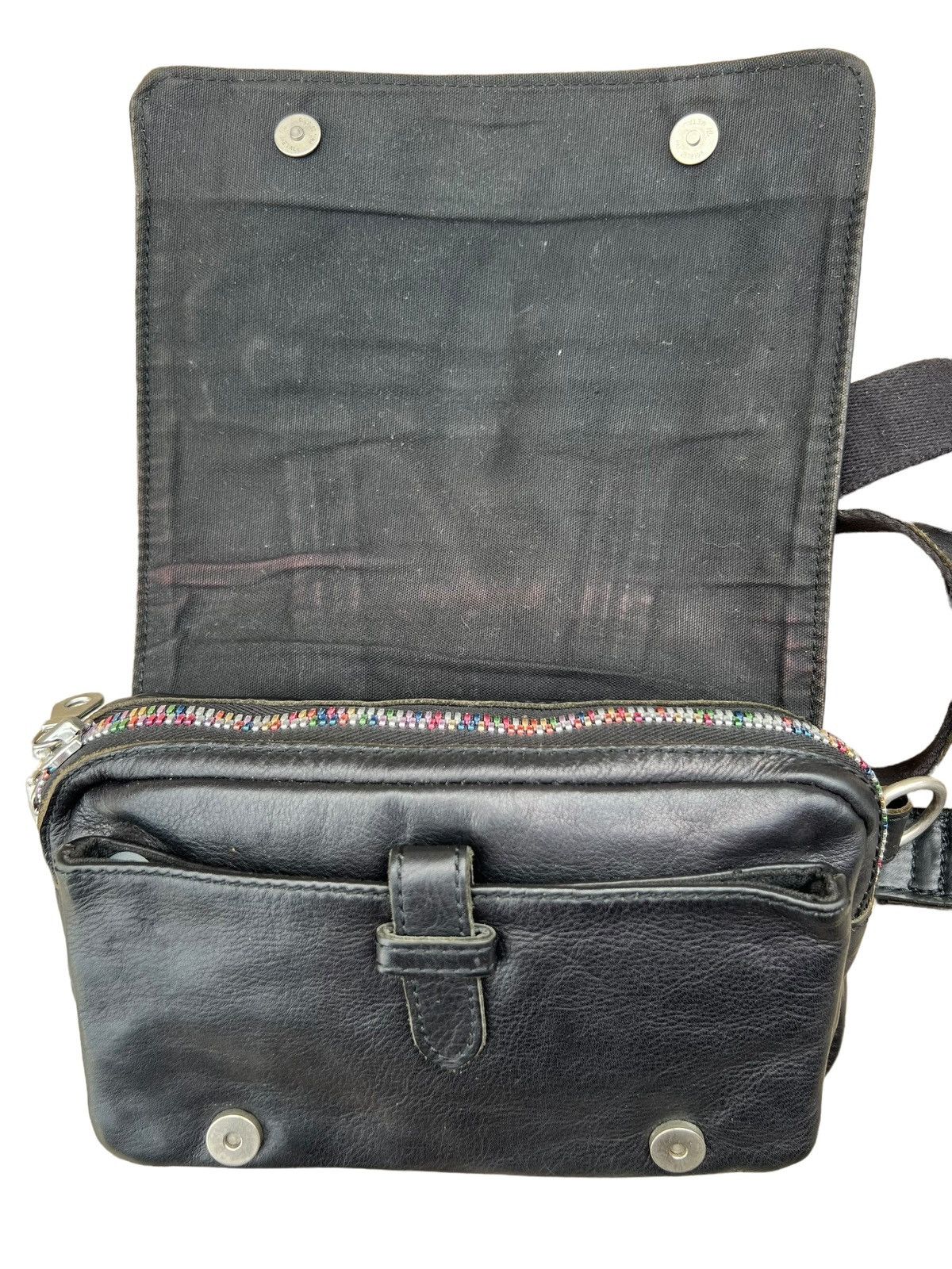 Leather OTIAS Japan Black Cow Leather Mini Bag Size ONE SIZE - 16 Thumbnail