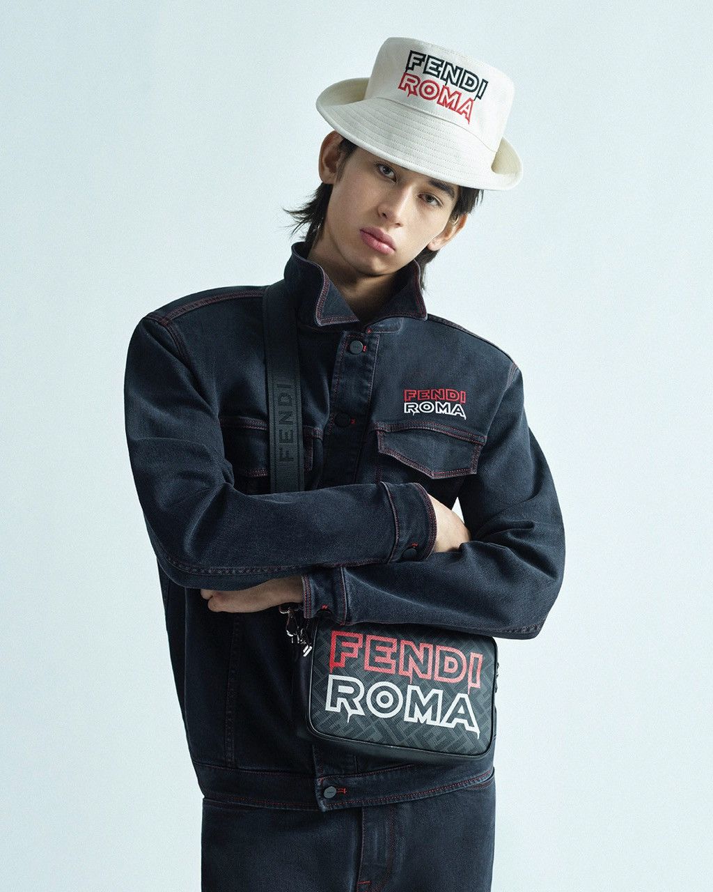 Fendi o1w1db10724 Size: OS / Hat in White Size ONE SIZE - 3 Thumbnail