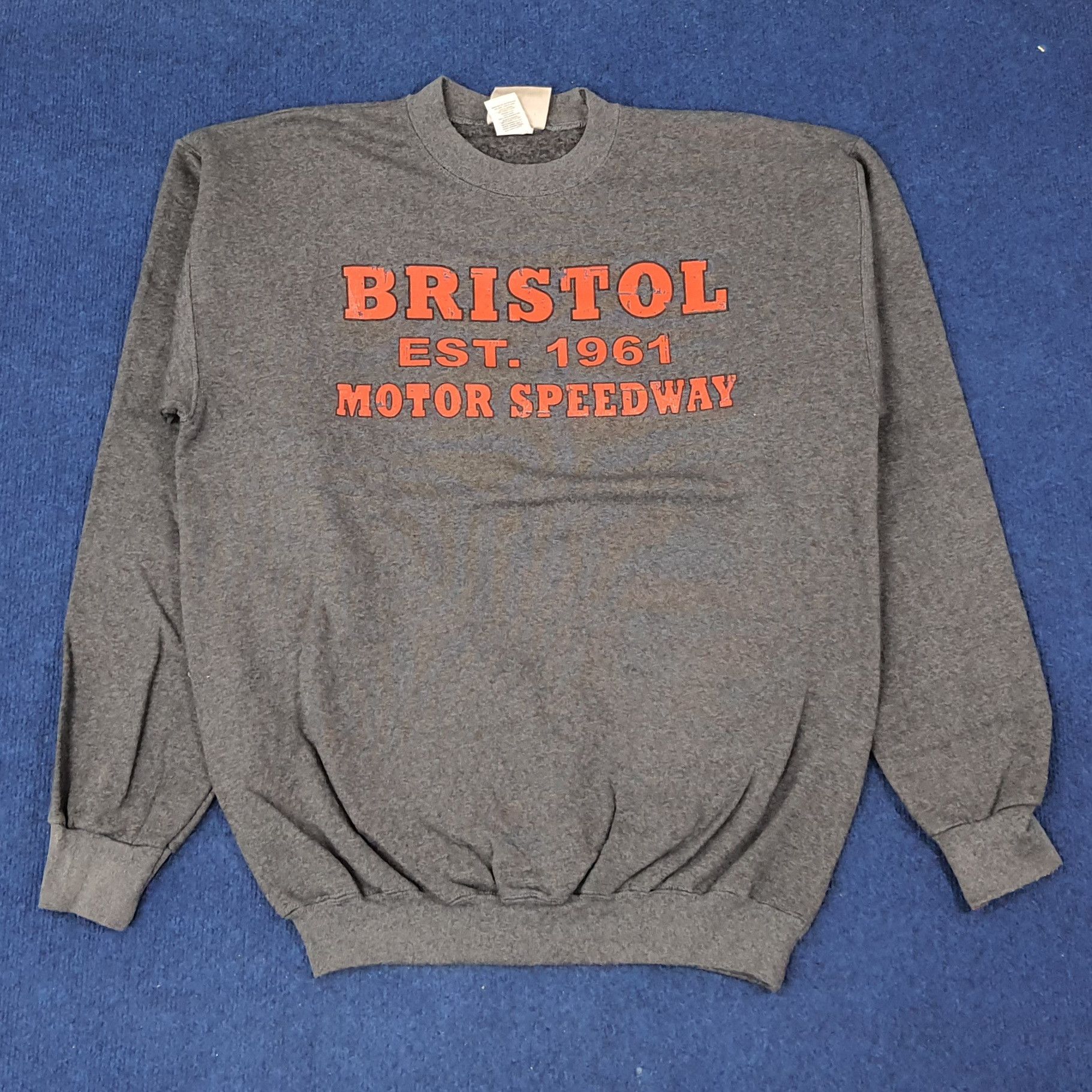 Hanes × Vintage Vintage Bristol Motor Speedway Biker Sweatshirt C230N4 Size US M / EU 48-50 / 2 - 1 Thumbnail