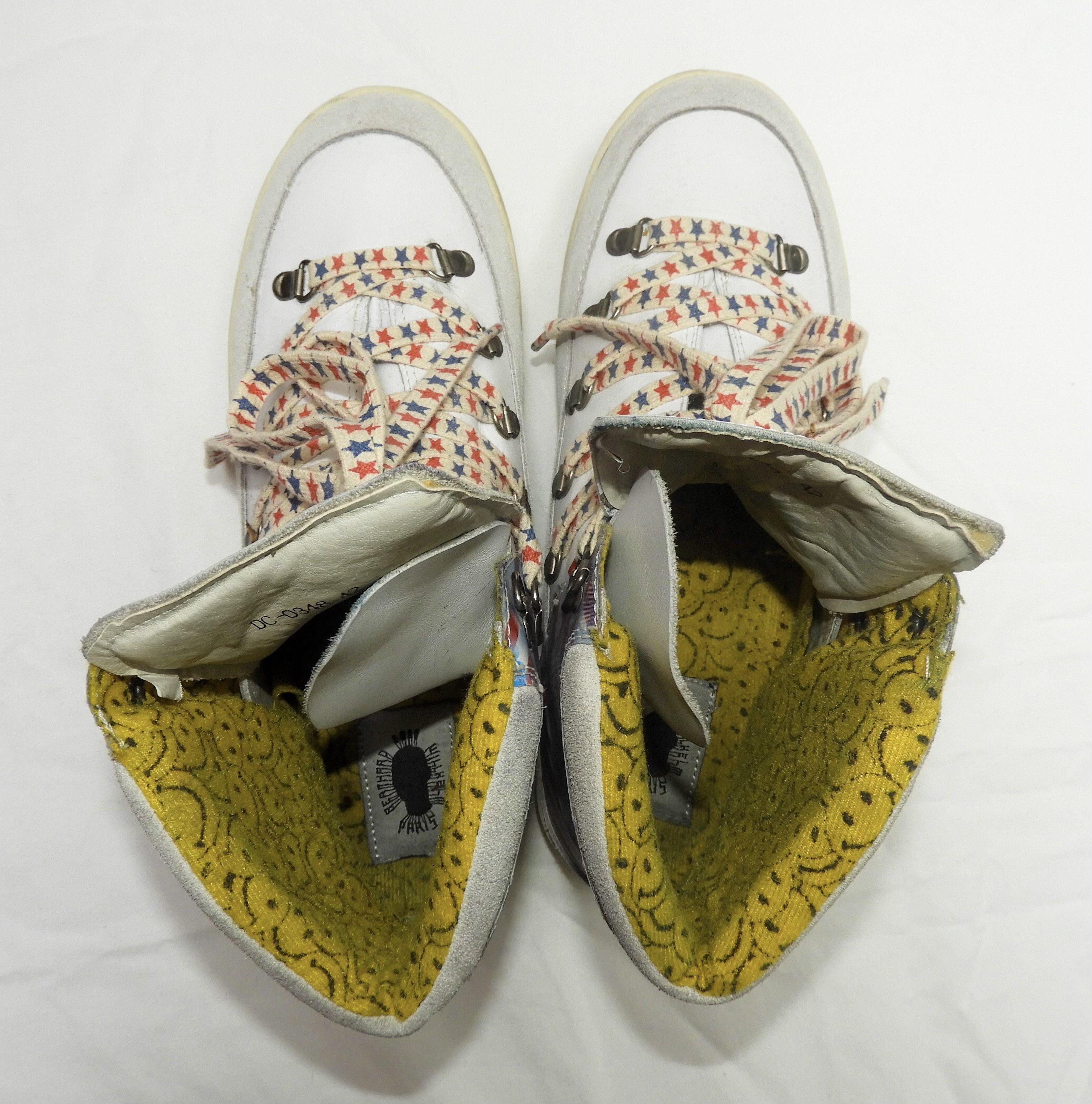 Bernhard Willhelm Bernard Willhelm 2008 S/S American Flag high top sneakers Size US 9 / EU 42 - 4 Thumbnail