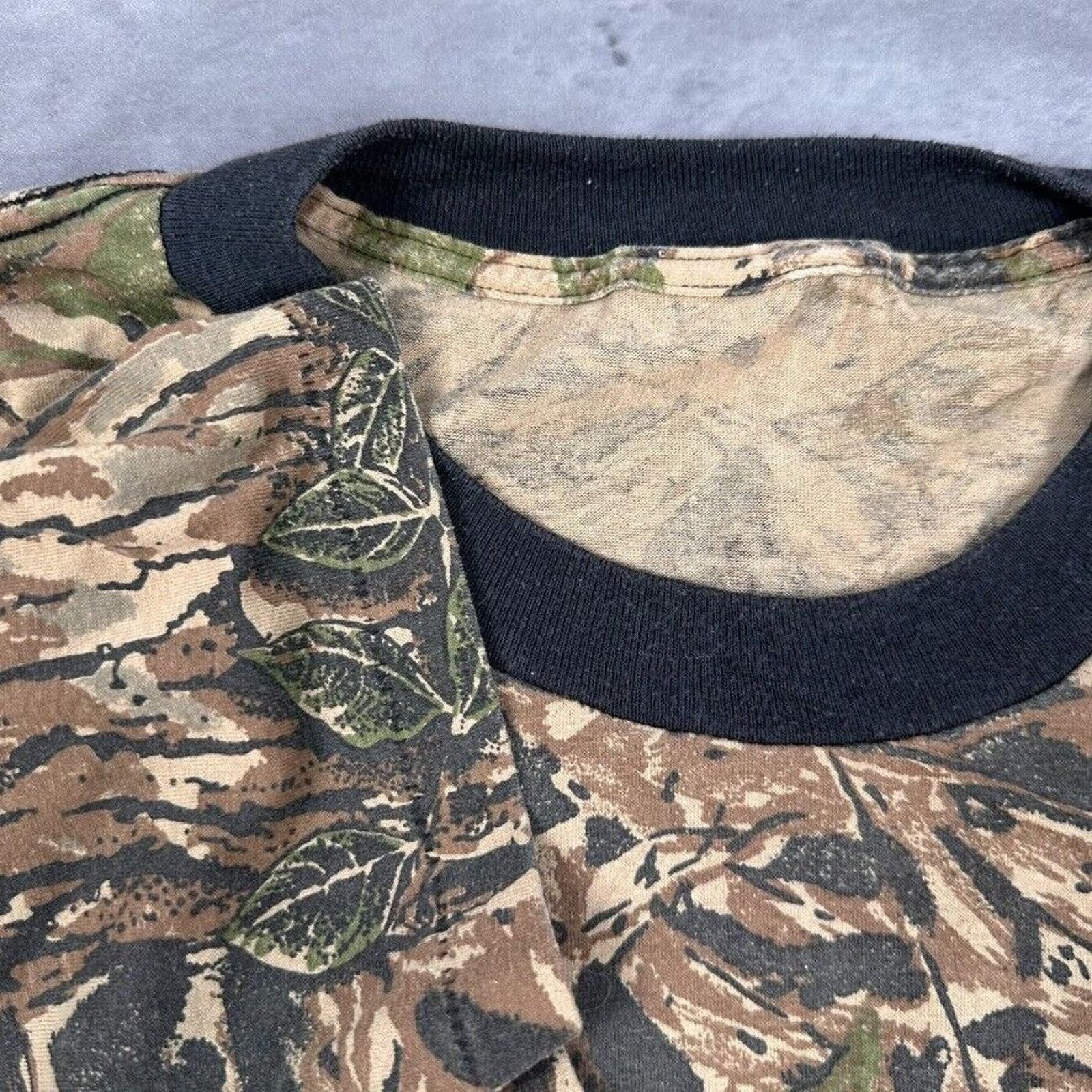 Realtree × Vintage Vintage Single Stitch Realtree Tree Camo Pocket T Shirt Size US XL / EU 56 / 4 - 2 Thumbnail
