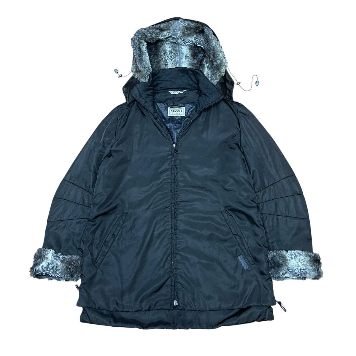 Versace Versace Fur Hooded Thermore Puffer Jacket Size US M / EU 48-50 / 2 - 1 Thumbnail