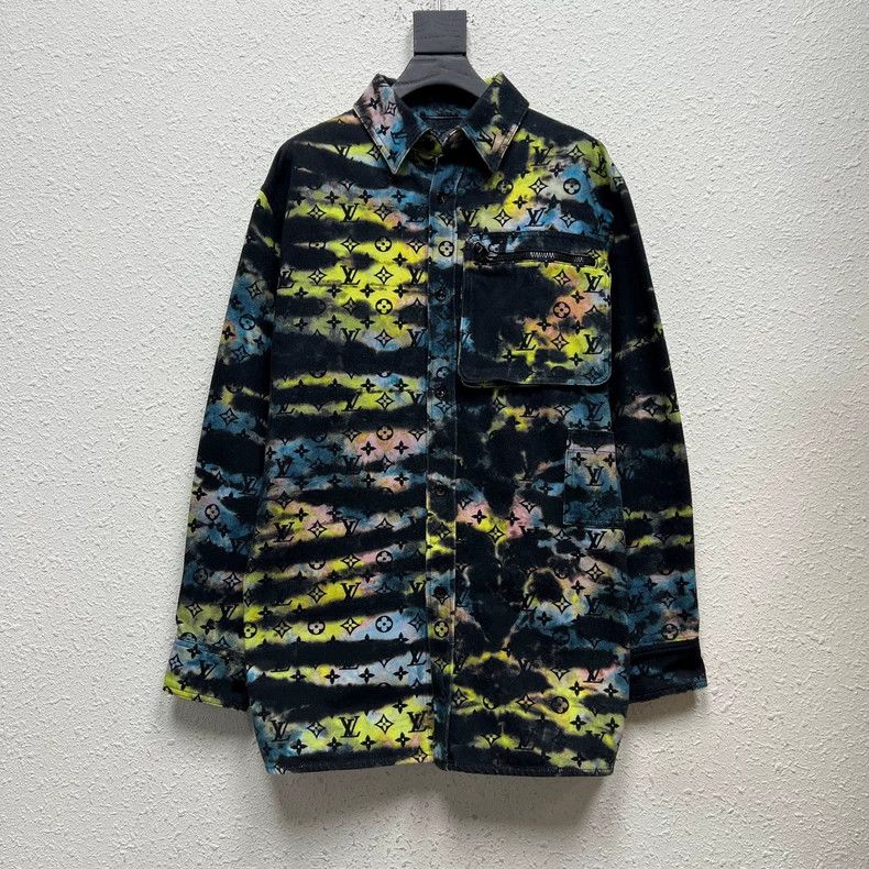 Louis Vuitton Louis Vuitton Tie-dyed Colorful Sunset Denim Jacket Size US S / EU 44-46 / 1 - 1 Thumbnail
