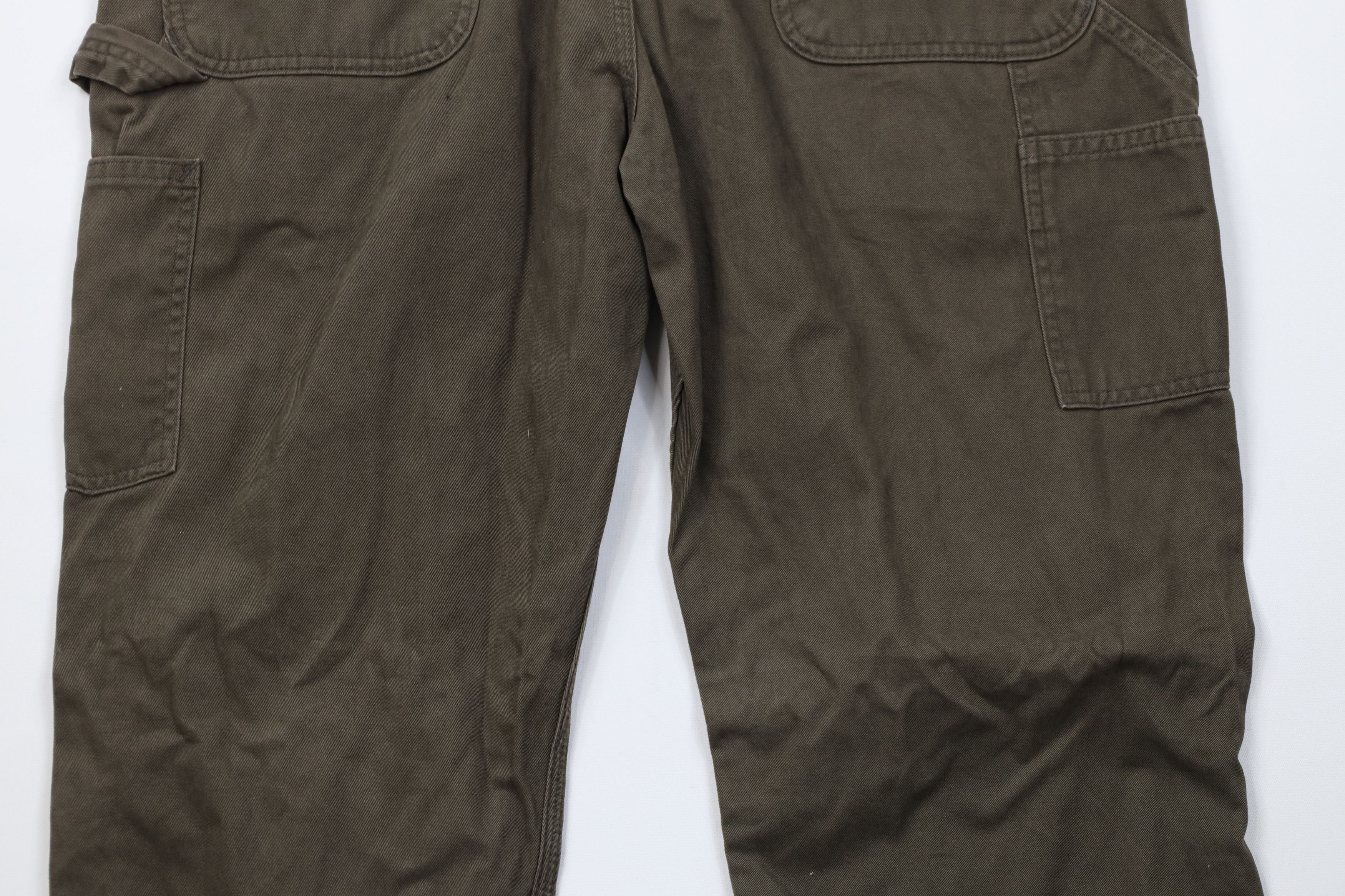 Carhartt Vintage Y2K Carhartt Fit Wide Leg Dungaree Pants Green Size US 38 / EU 54 - 12 Thumbnail