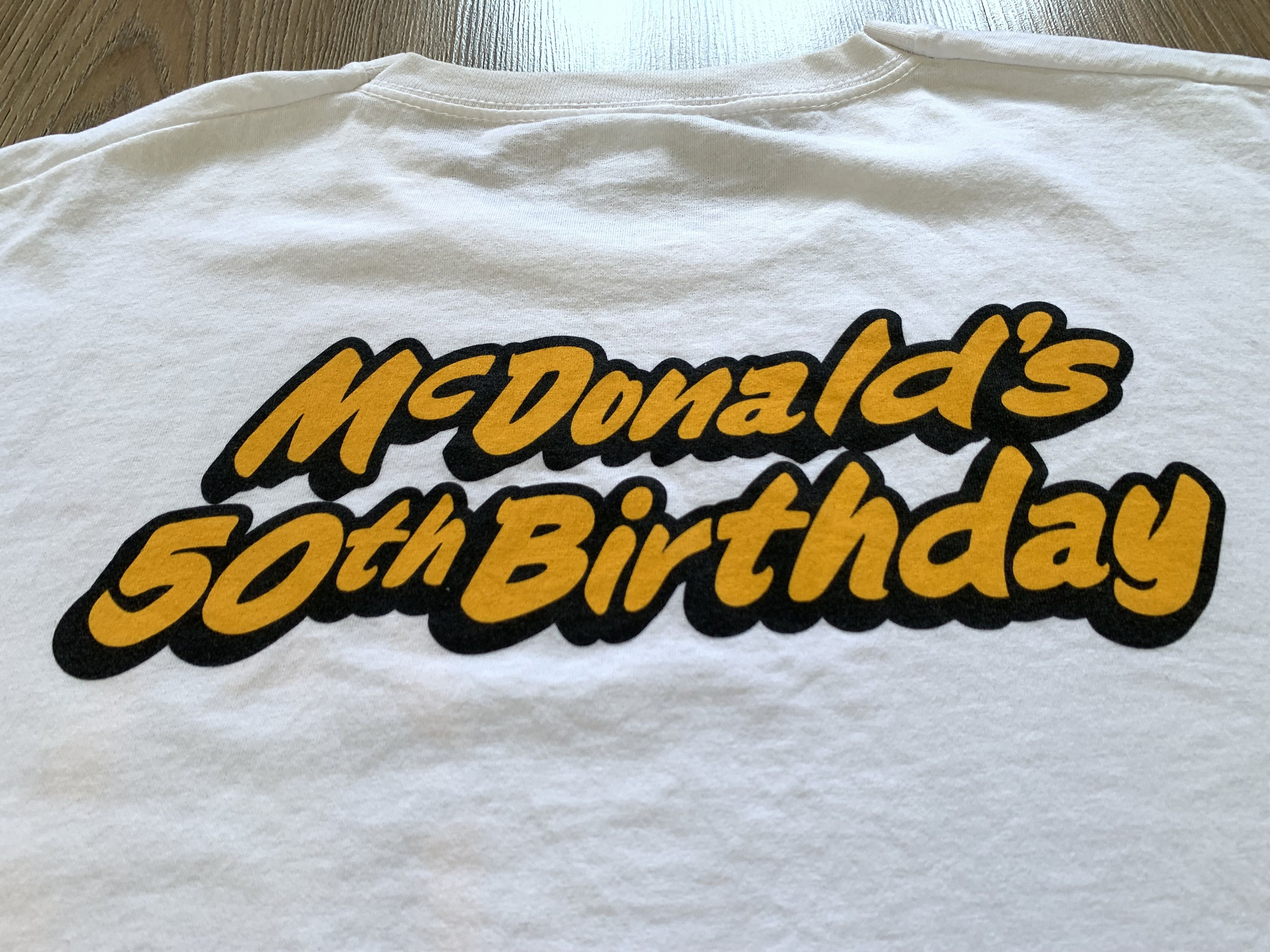 Fruit Of The Loom Tultex Mc Happy Day Mcdonald's Charity T Shirt Size US M / EU 48-50 / 2 - 6 Thumbnail