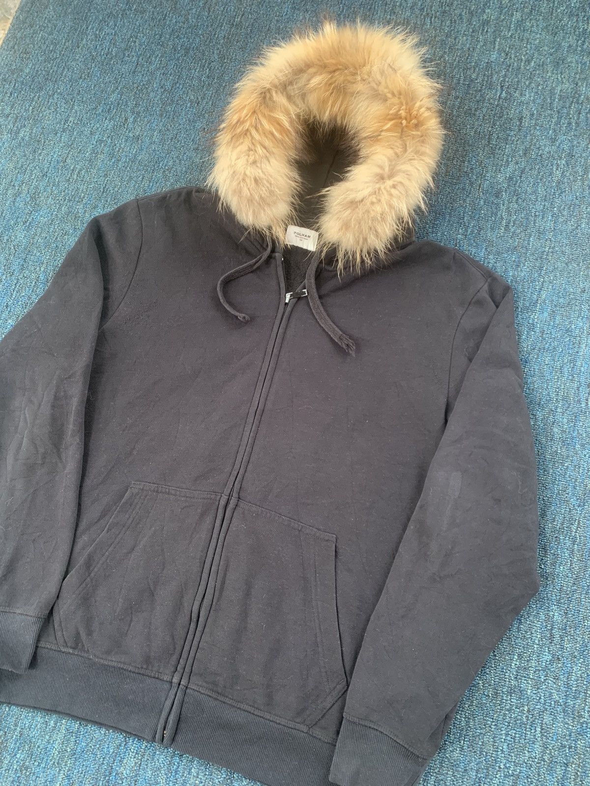 Japanese Brand Polham style Fur ziphoodie Size US M / EU 48-50 / 2 - 5 Thumbnail