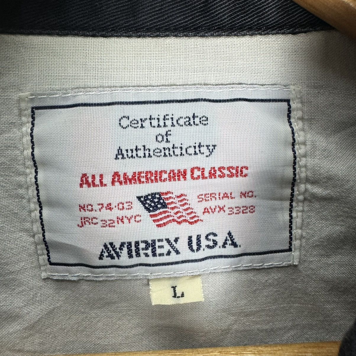 Avirex ☀️AVIREX USAF RIPSTOP ZIPPER JACKET Size US L / EU 52-54 / 3 - 10 Thumbnail