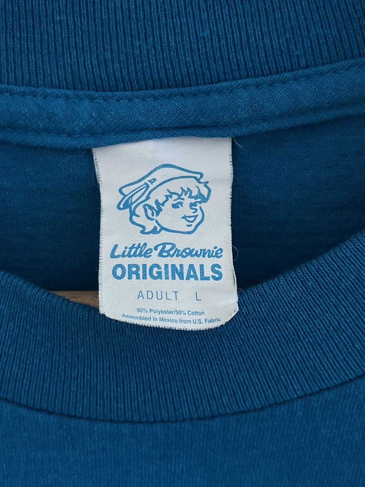 Vintage Vintage Ride The Wave Surf Style T-Shirt Little Brownies Tag Size US L / EU 52-54 / 3 - 13 Thumbnail