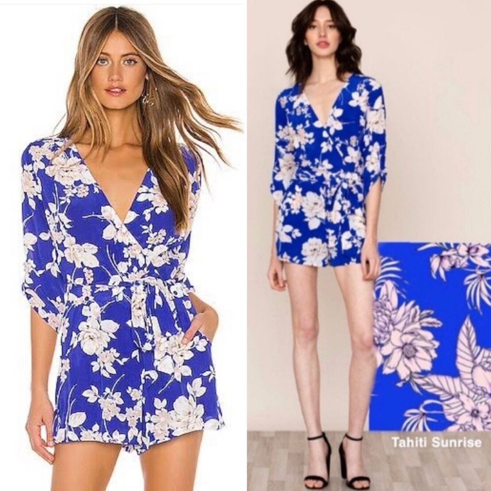 Yumi Kim Liz Silk Floral Romper Sz- XS ~ Stylish & Feminine